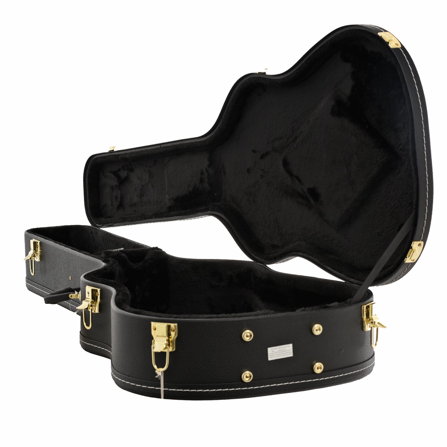 Inside of Guardian 16 Series Flat Top Hardshell Guitar Case, Dreadnought
