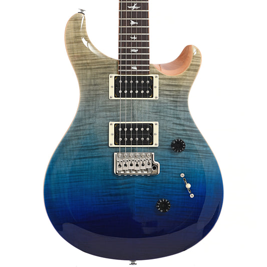 Front of PRS SE Limited Edition Custom 24 Electric Guitar, Blue Fade
