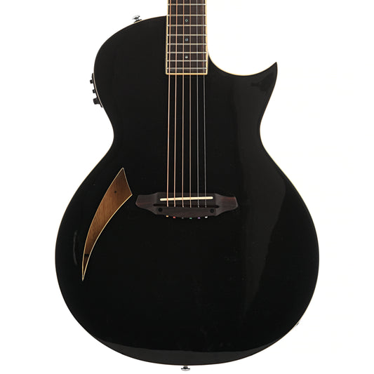 Front of ESP LTD B-Stock TL-6 Acoustic-Electric Guitar, Black