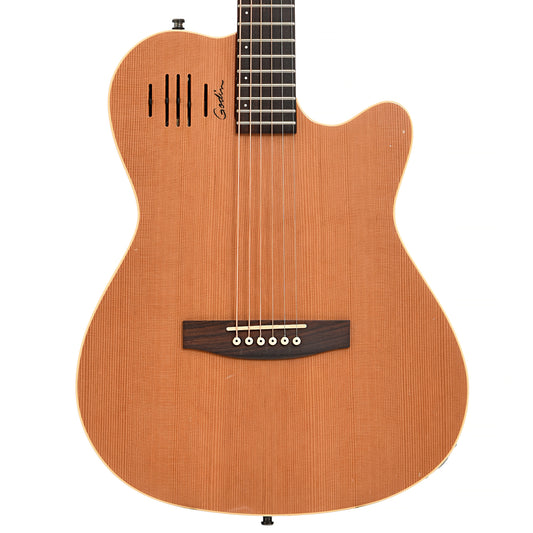 Front of Godin A6 Acoustic-Electric Guitar