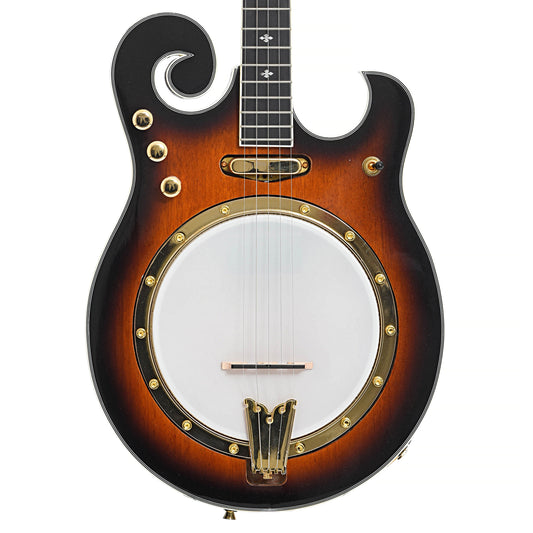 Front of Gold Tone EBM-5 Electric 5-String Banjo (recent)