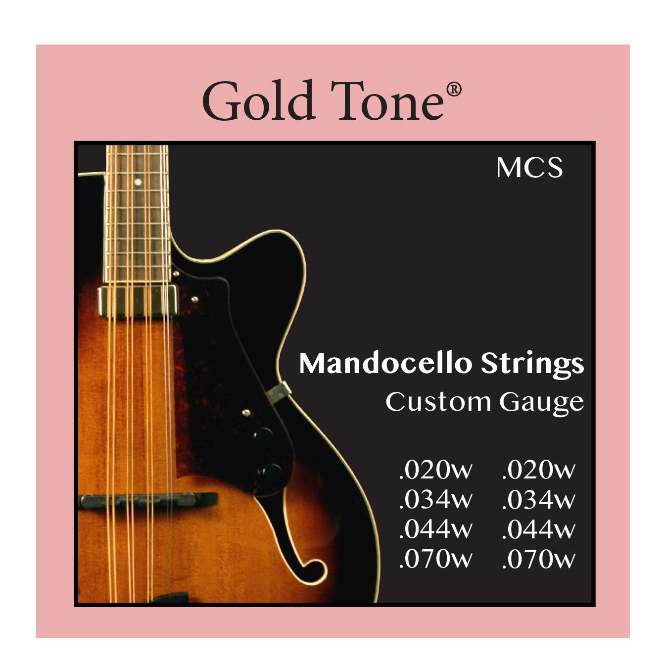 Gold Tone Mandocello String Set