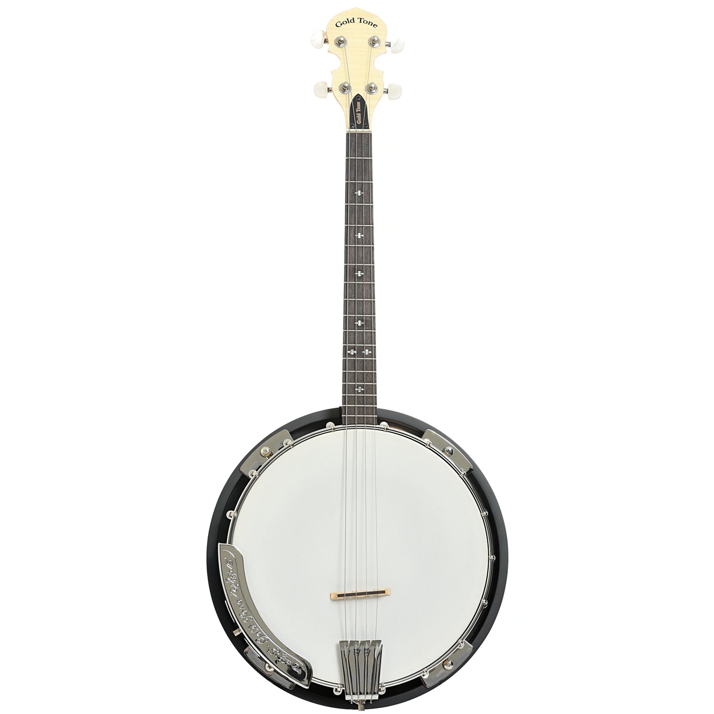 Full front of Gold Tone CC-It Irish Tenor Banjo