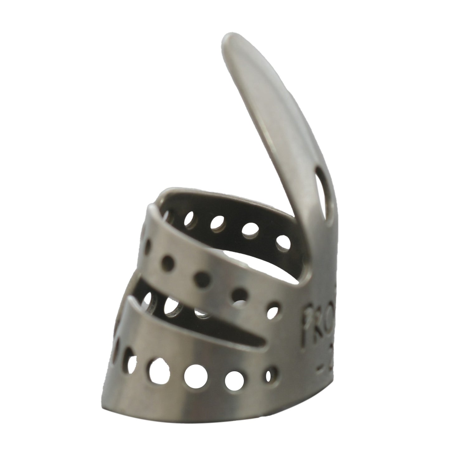 side of Propik Nickel Straight Fingerpick, Split Wrap, Blade 2