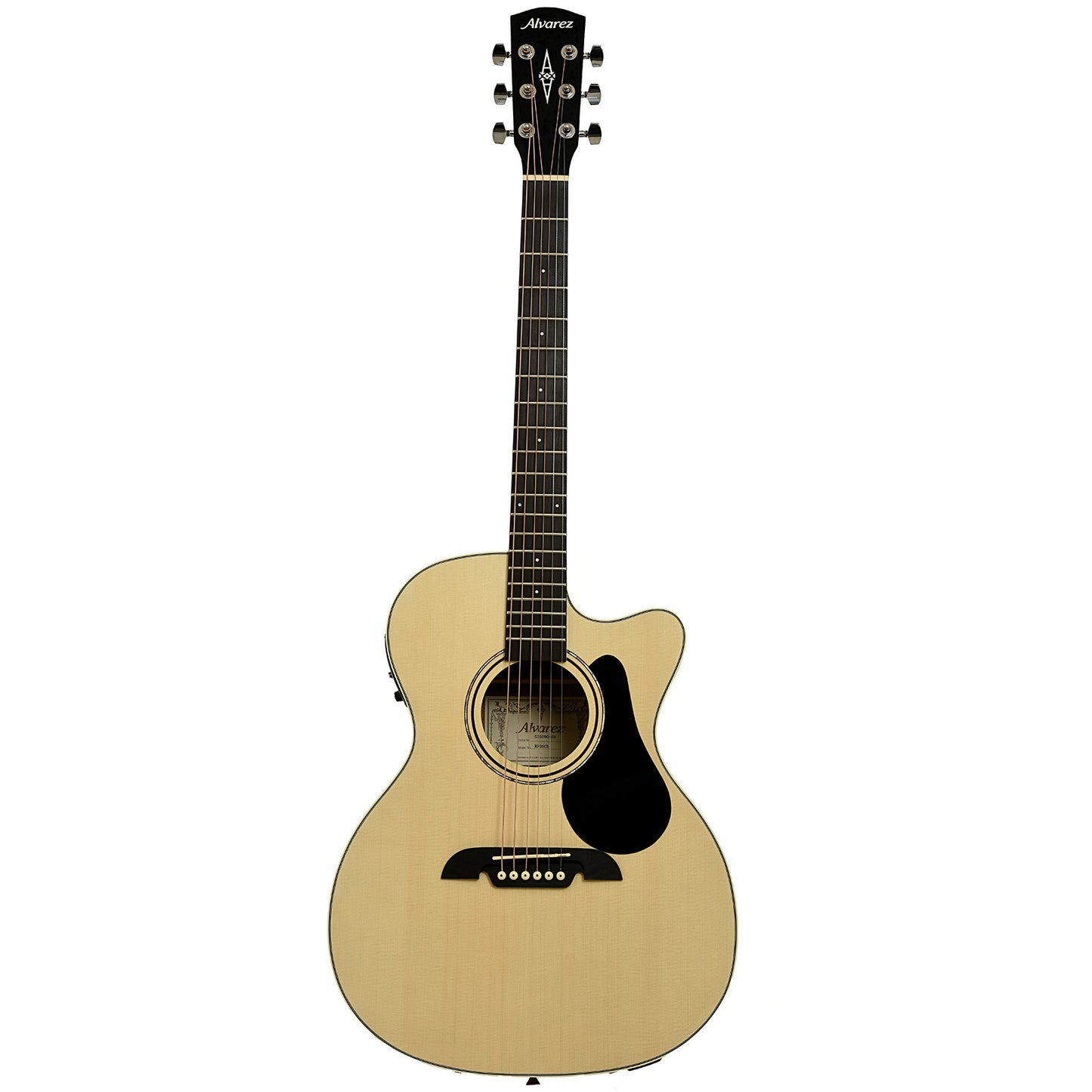 Full front of Alvarez Regent Series RF26CE Folk/OM Acoustic-Electric Guitar