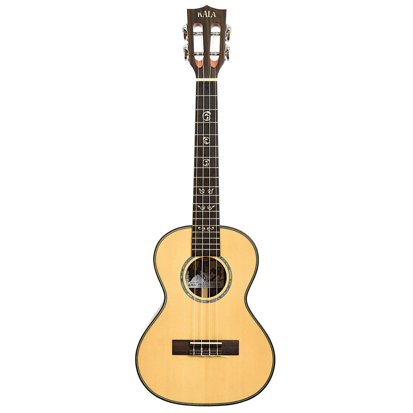 Full front of Kala KA-SRT MIchael Aratani Tenor Ukulele