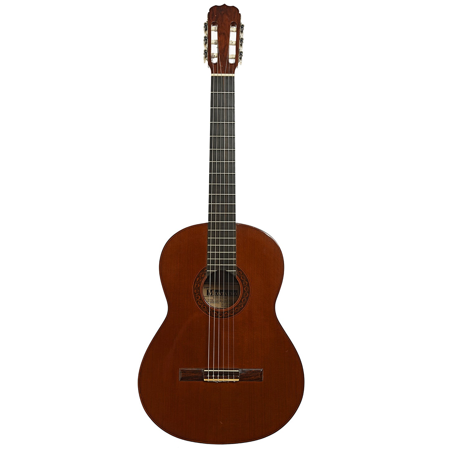 Full front of Jorge Montalvo Concert Classical Guitar