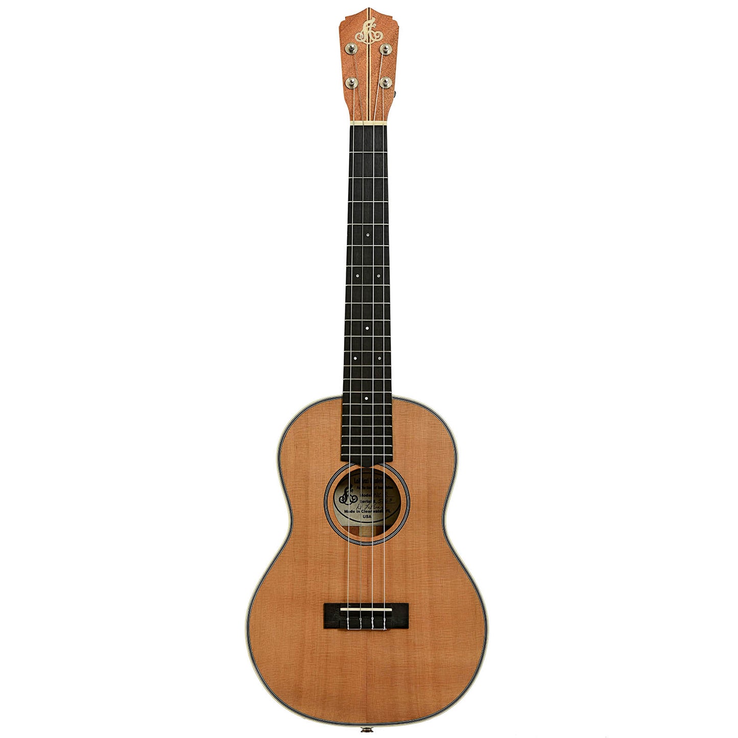 Full front of LoPrinzi MC3 Baritone Ukulele