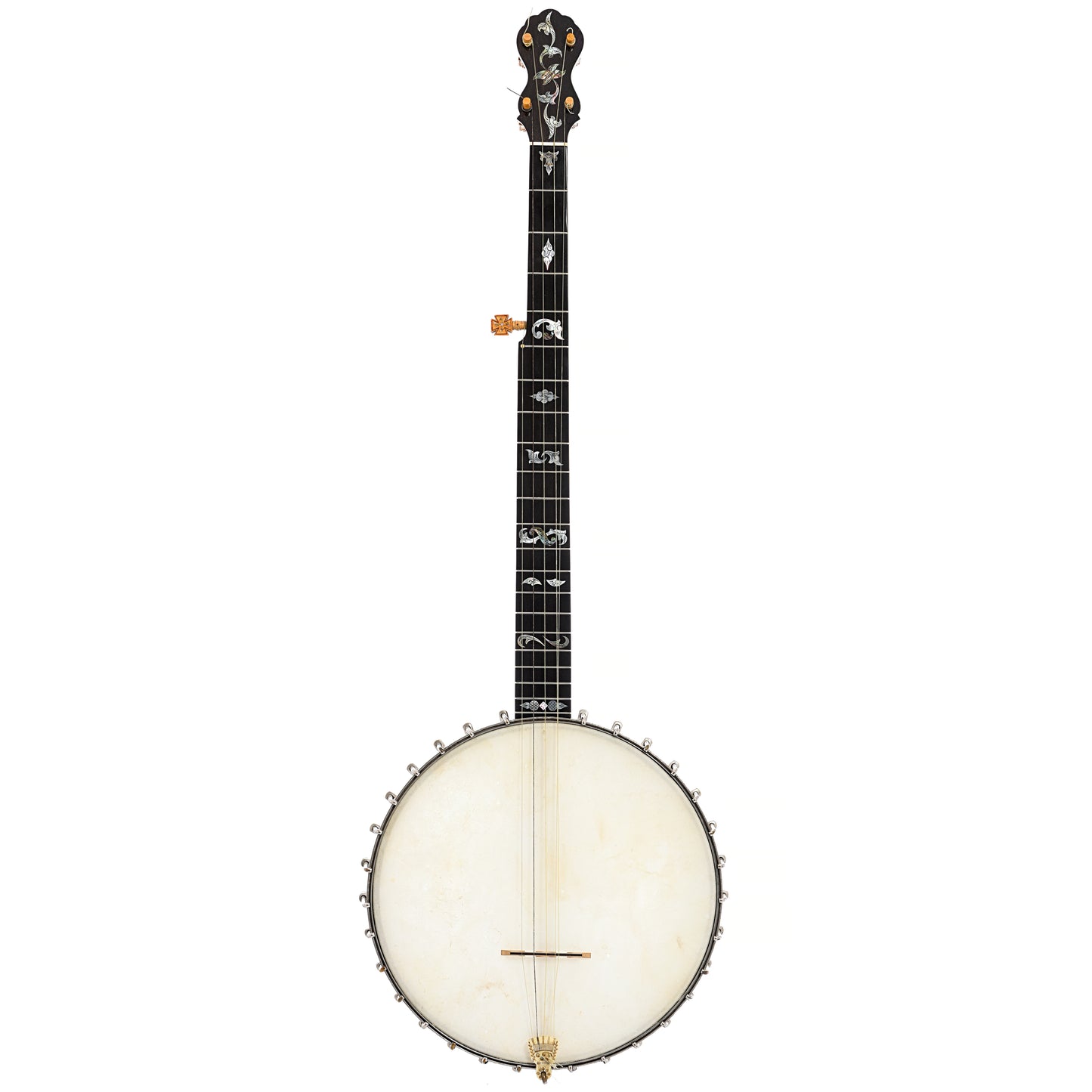 Full front of A.C. Fairbanks Electric #3 Openback Banjo (c.1892-93)