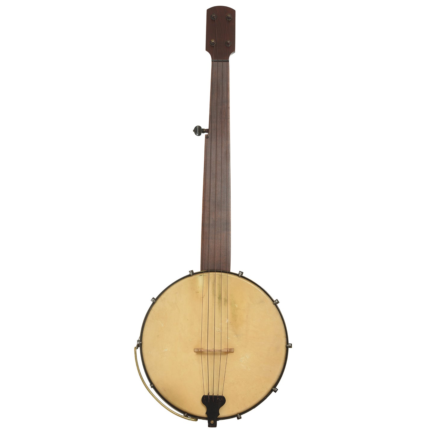 Full front of John Bowlin 1865 Fretless Mintrel Banjo