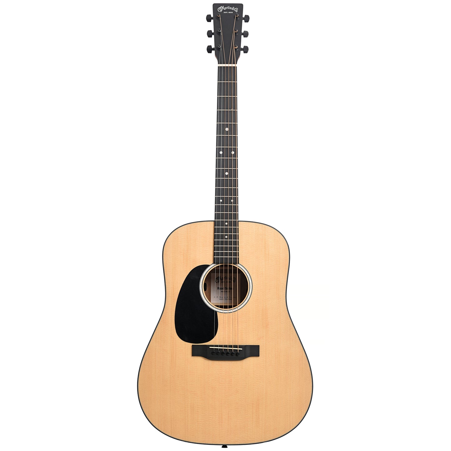 Full front of Martin D-12E Koa Lefthanded Guitar with Pickup