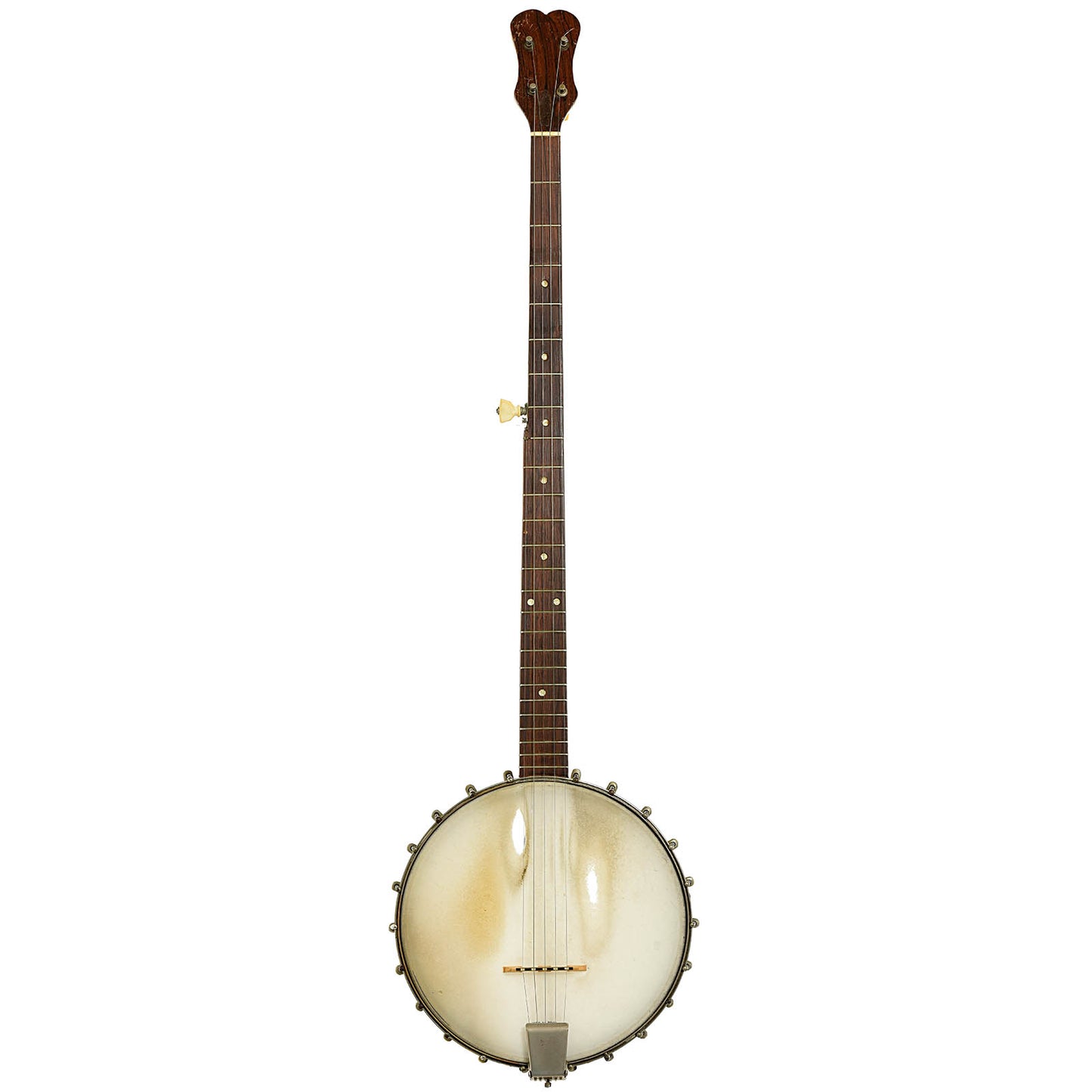 Full front of Washburn Style 650 Conversion Extra Longneck Openback Banjo
