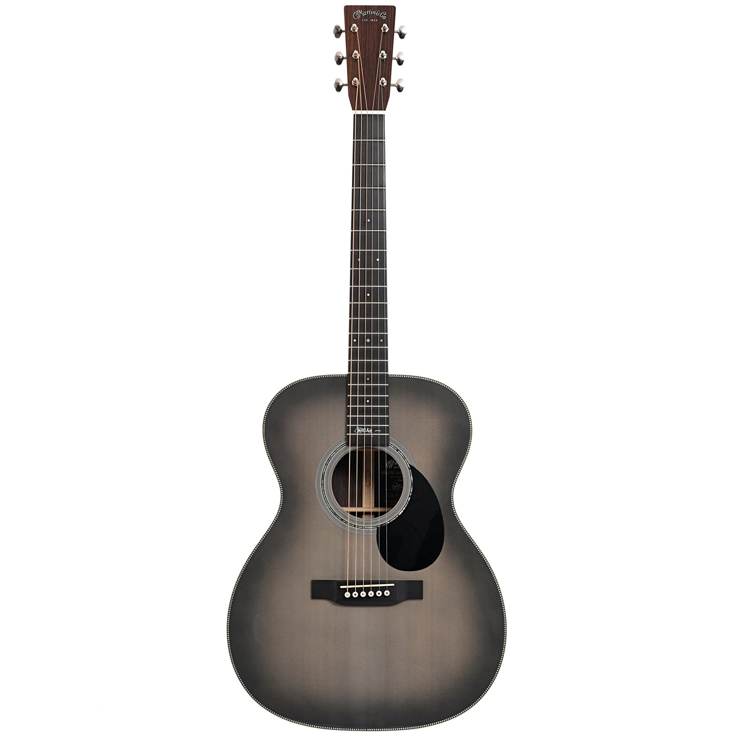 Full front of Martin OMJM John Mayer 20th Anniversary Acoustic Guitar