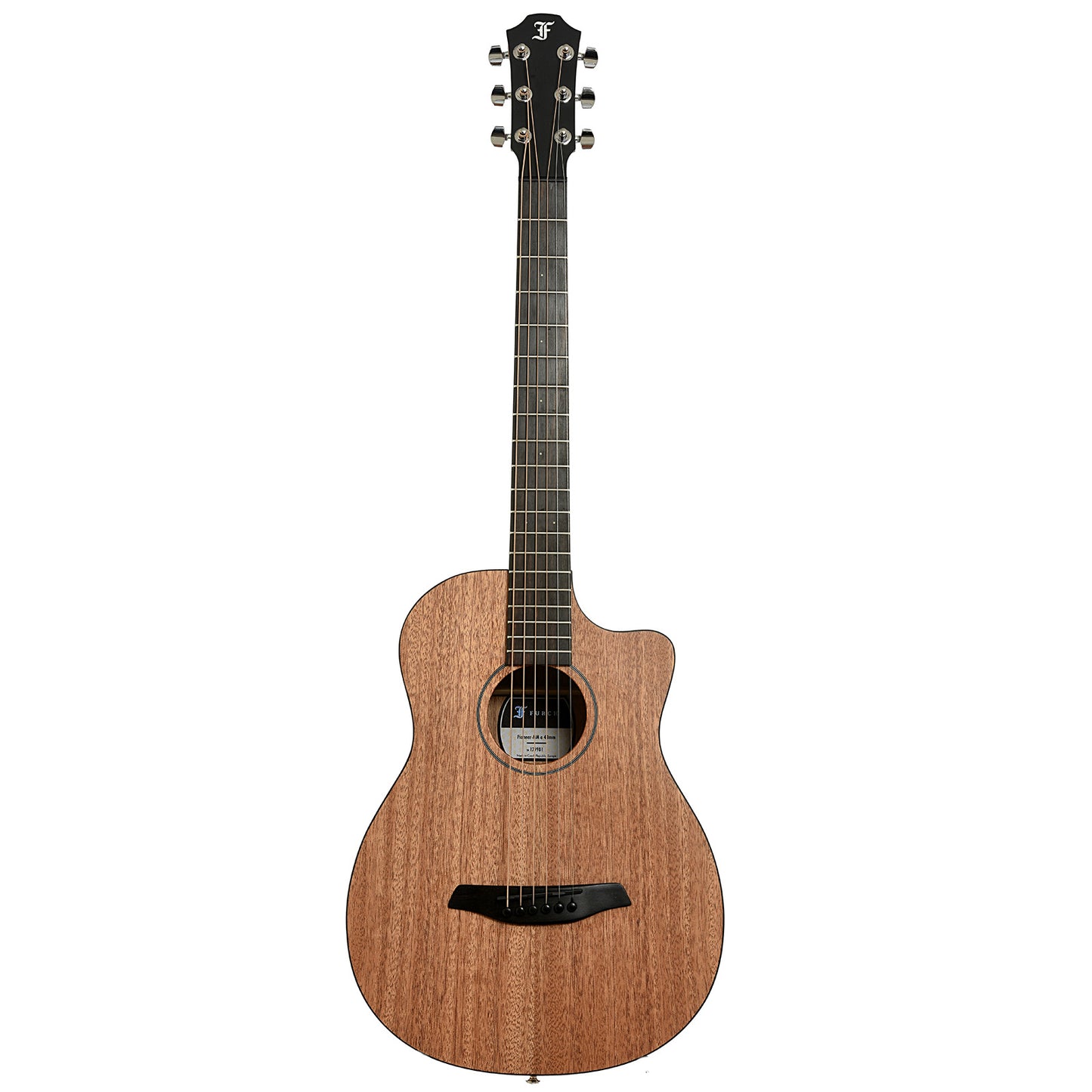 Full front of Furch MMa Travel Acoustic Guitar