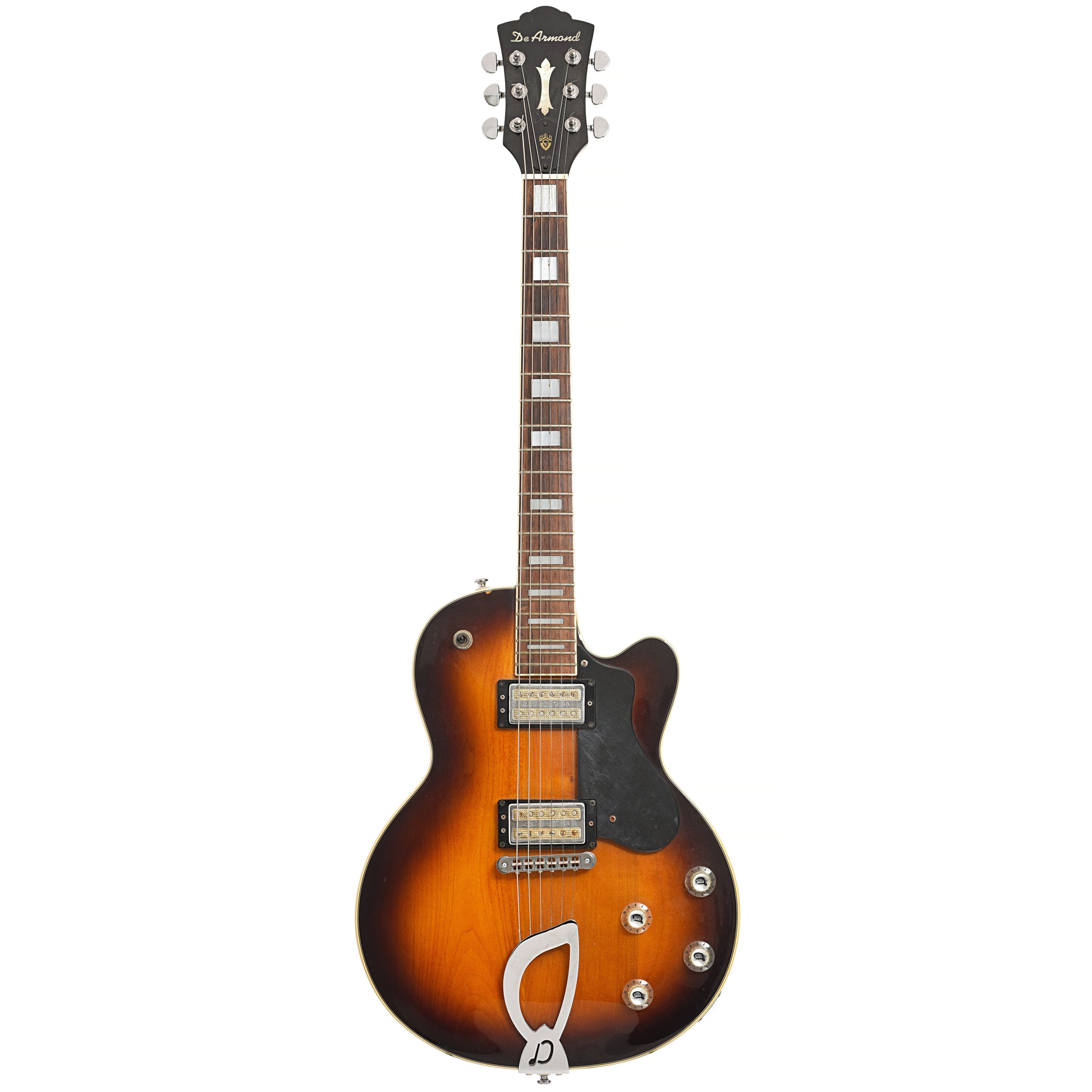 Full front of DeArmond M-75 Electric Guitar (c.2009)
