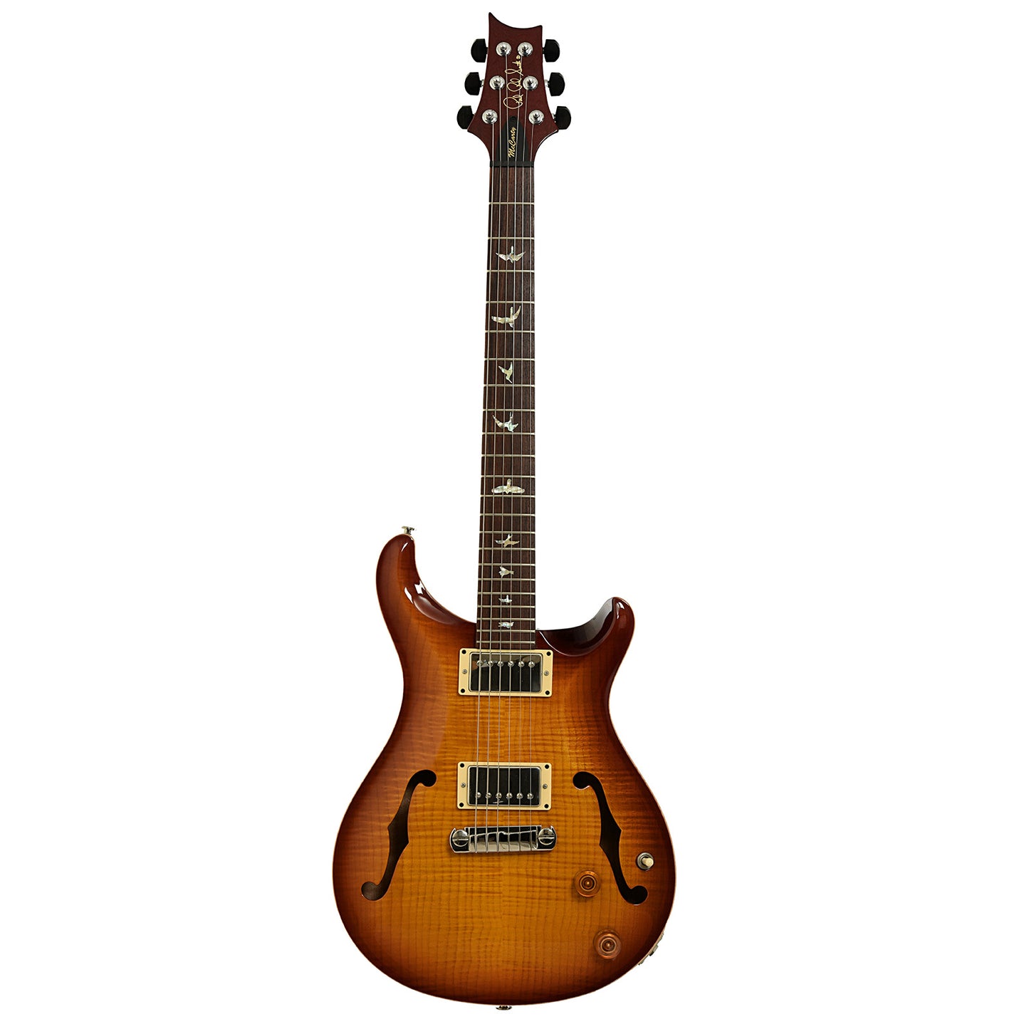 Full front of PRS McCarty Hollowbody II Electric Guitar