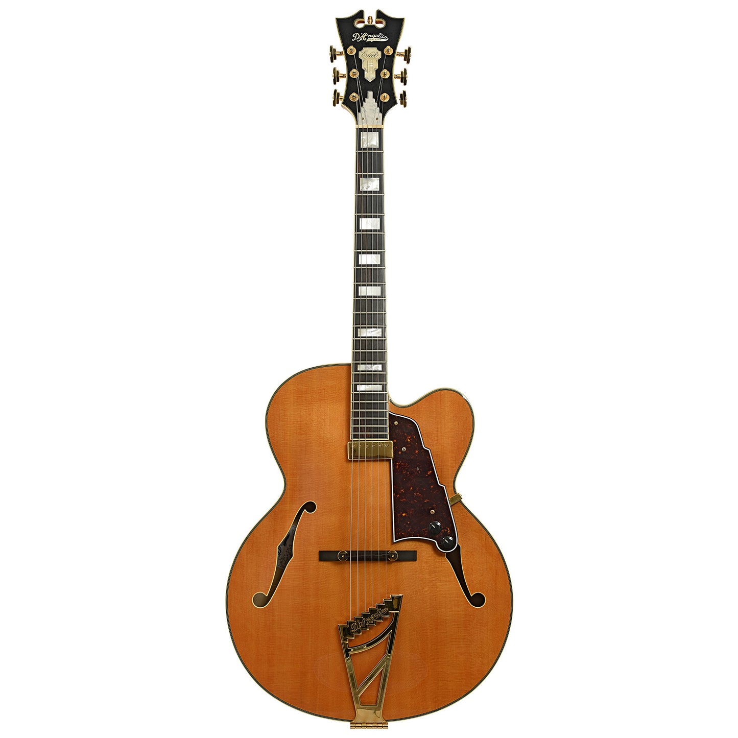 Full front of D'Angelico EXL-1 Archtop Hollowbody Electric Guitar