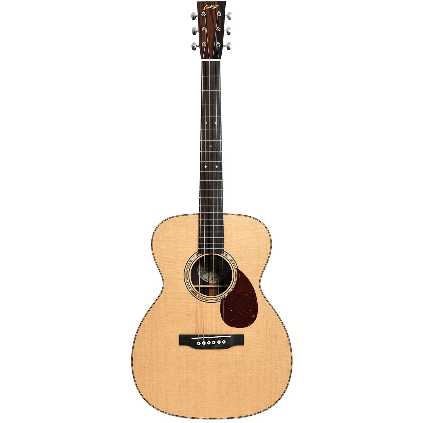 Full front of Collings OM2HT Traditional Series Guitar, Sitka Top