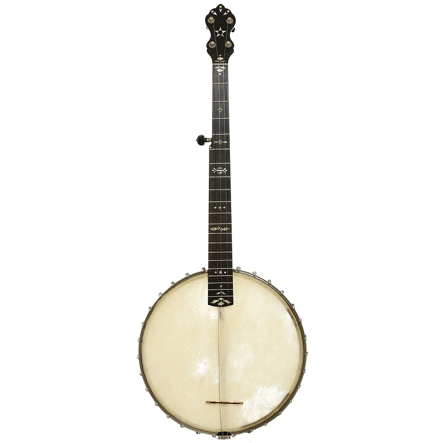 Full front of L.B. Gatcomb The Monarch Open Back Banjo