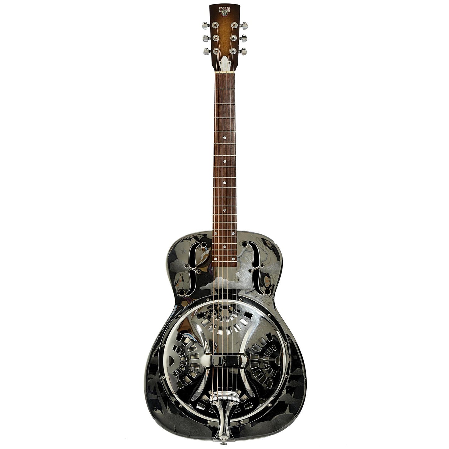 Full front of Dobro 33H Roundneck Resonator Guitar (1990's)