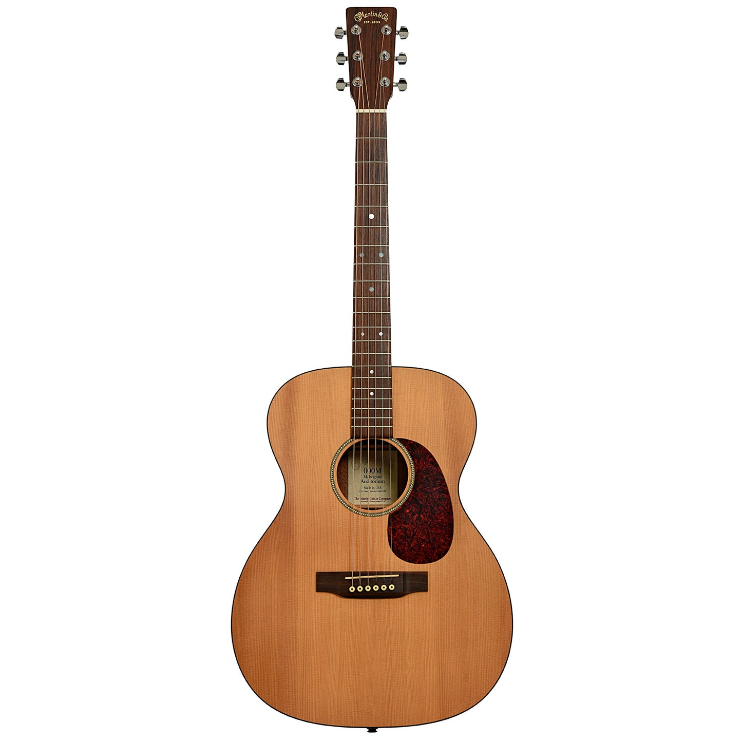 Full front of Martin 000M Acoustic Guitar