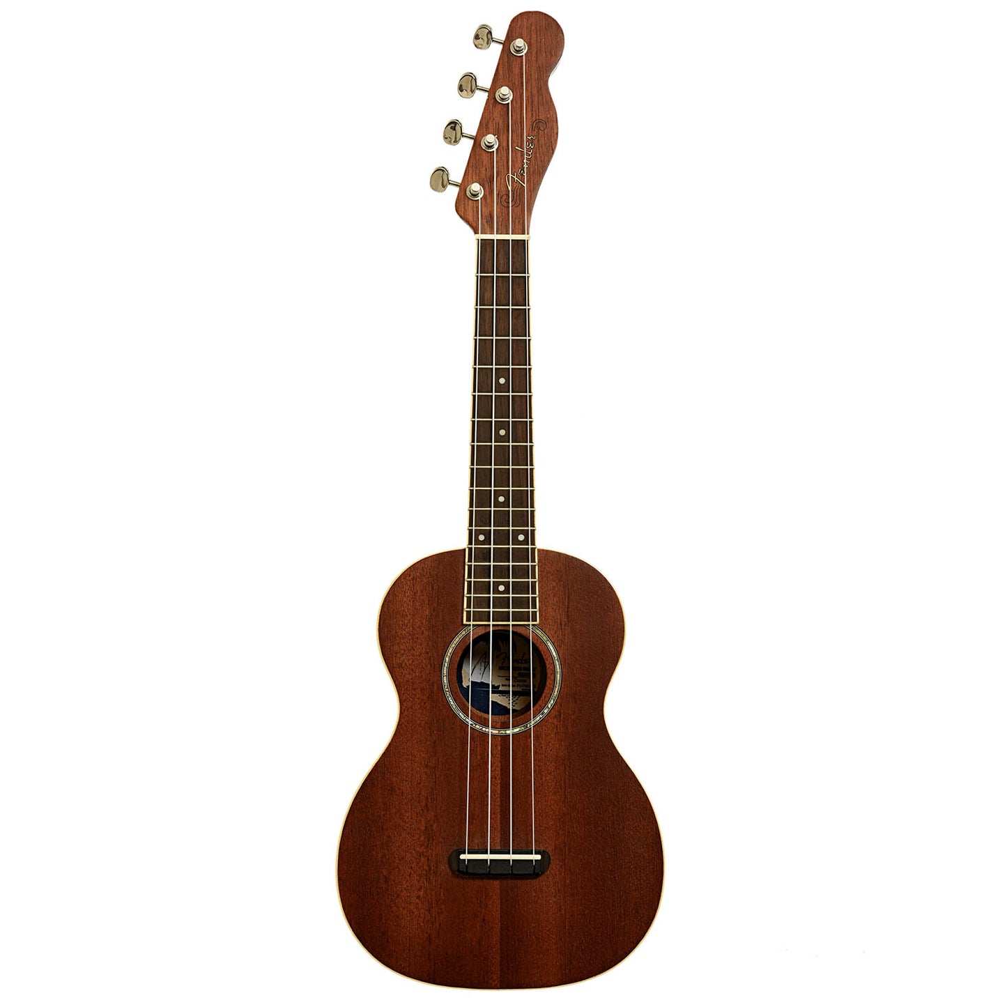 Full front of Fender Zuma Concert Ukulele