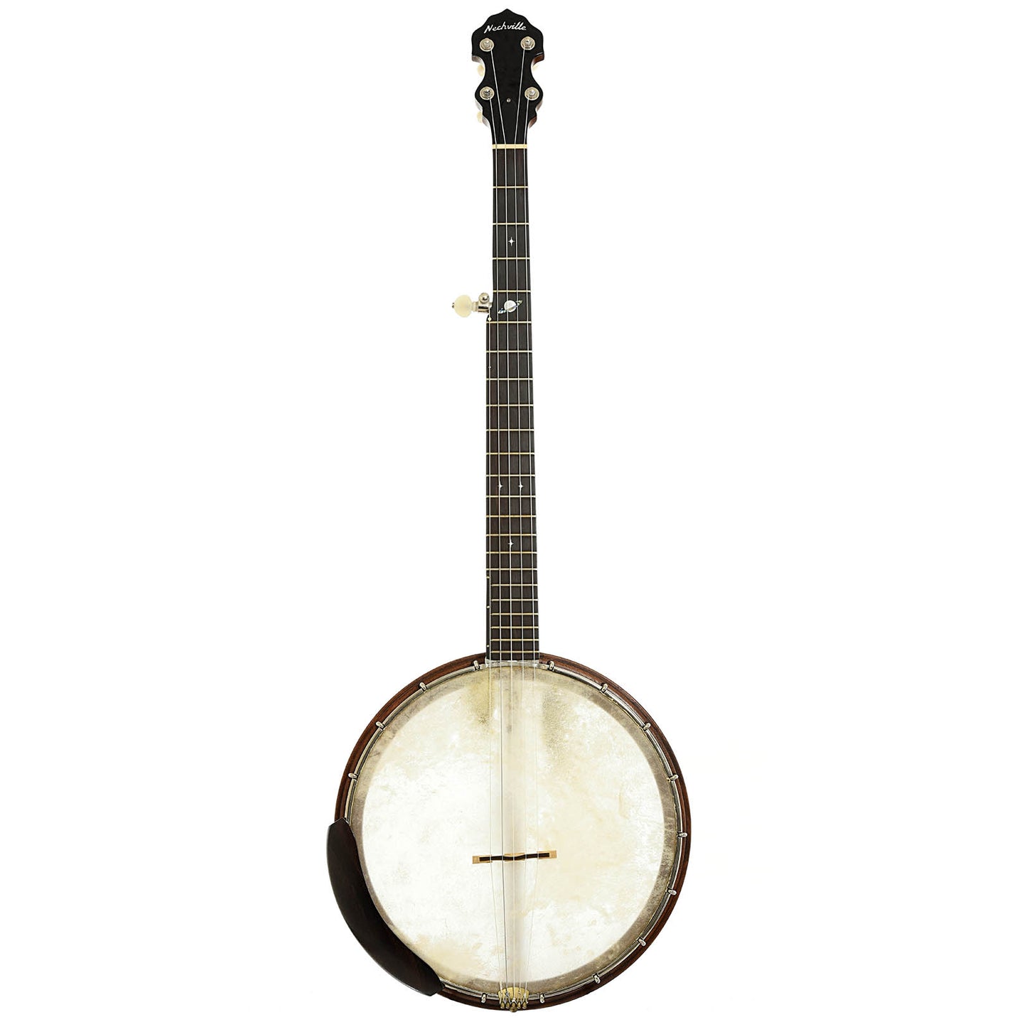 Full front of Nechville Atlas 12" Open Back Banjo