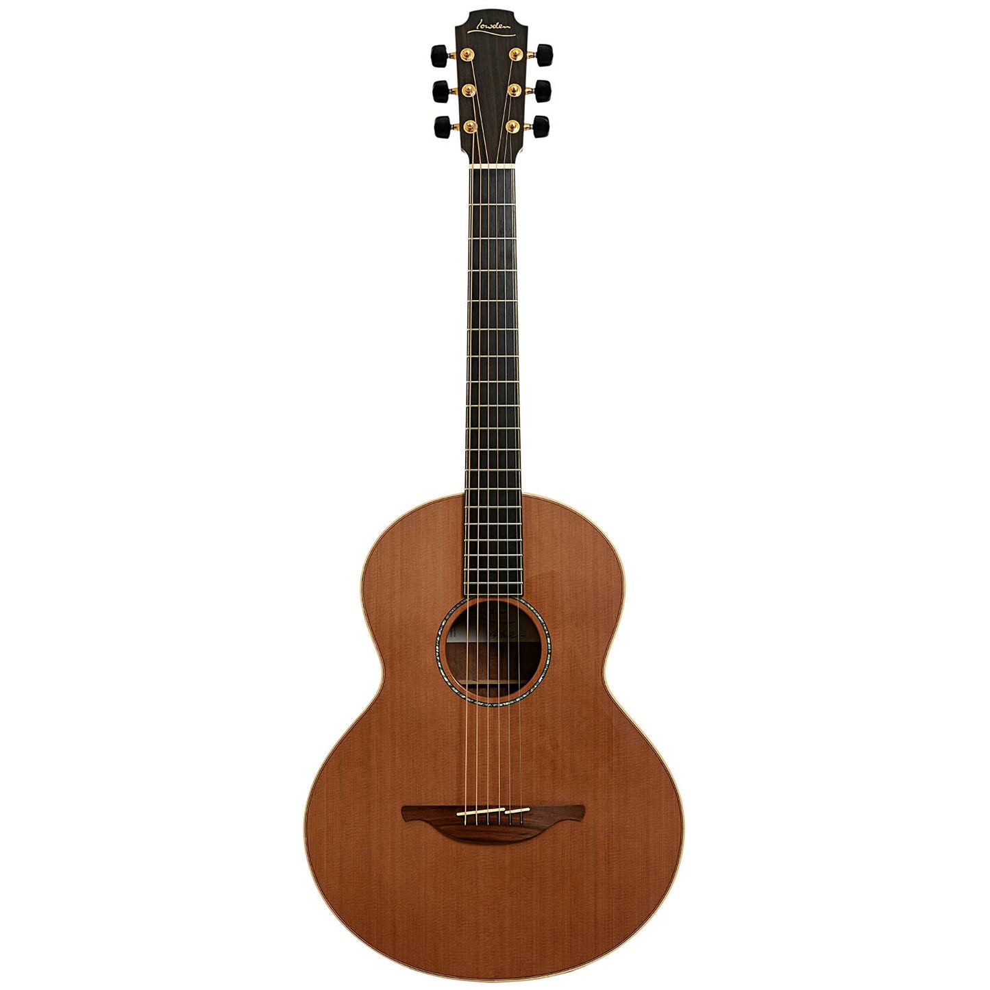 Full front of Lowden S35 12-Fret Acoustic Guitar