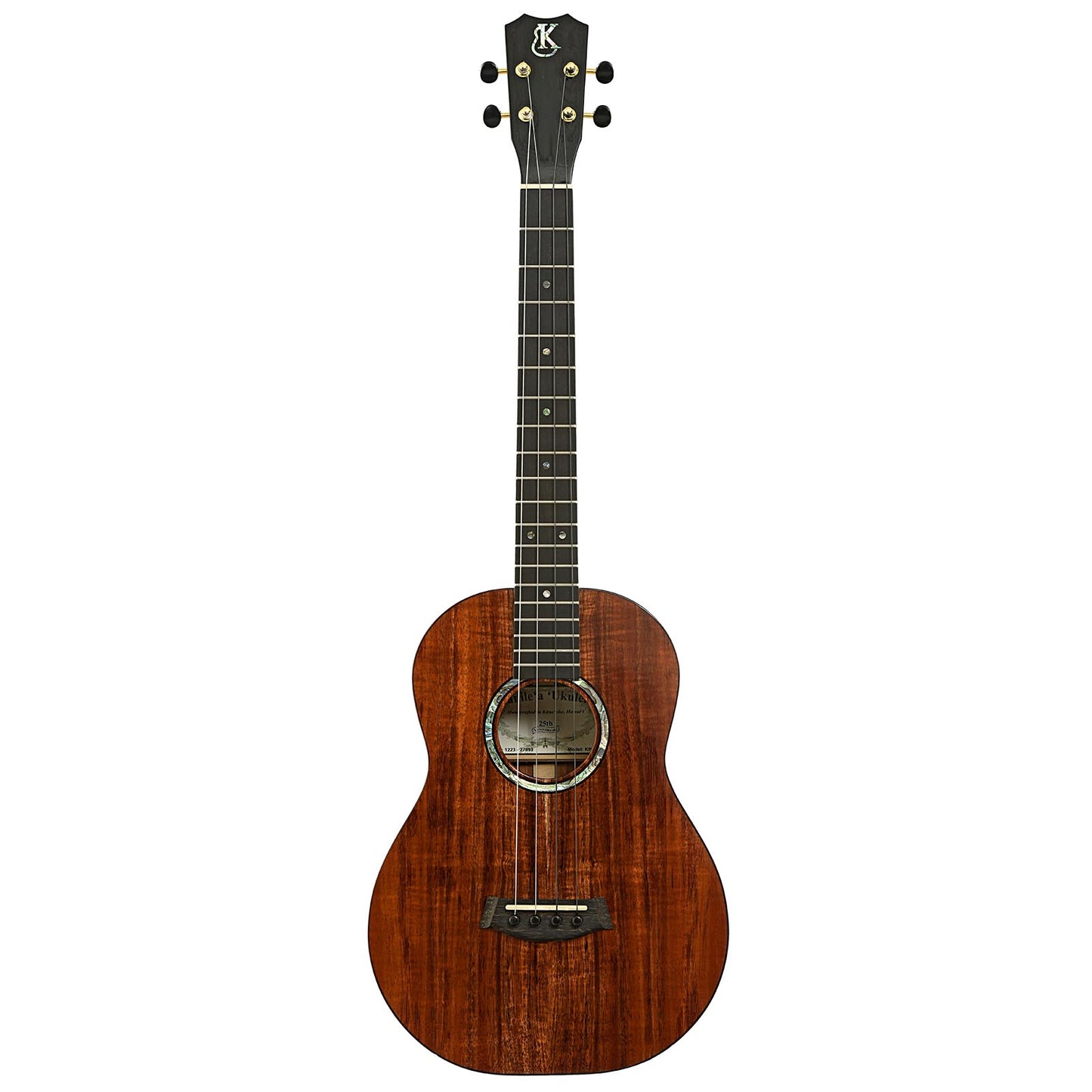 Full front of Kanile'a KPA B 25th Anniversary Baritone Ukulele
