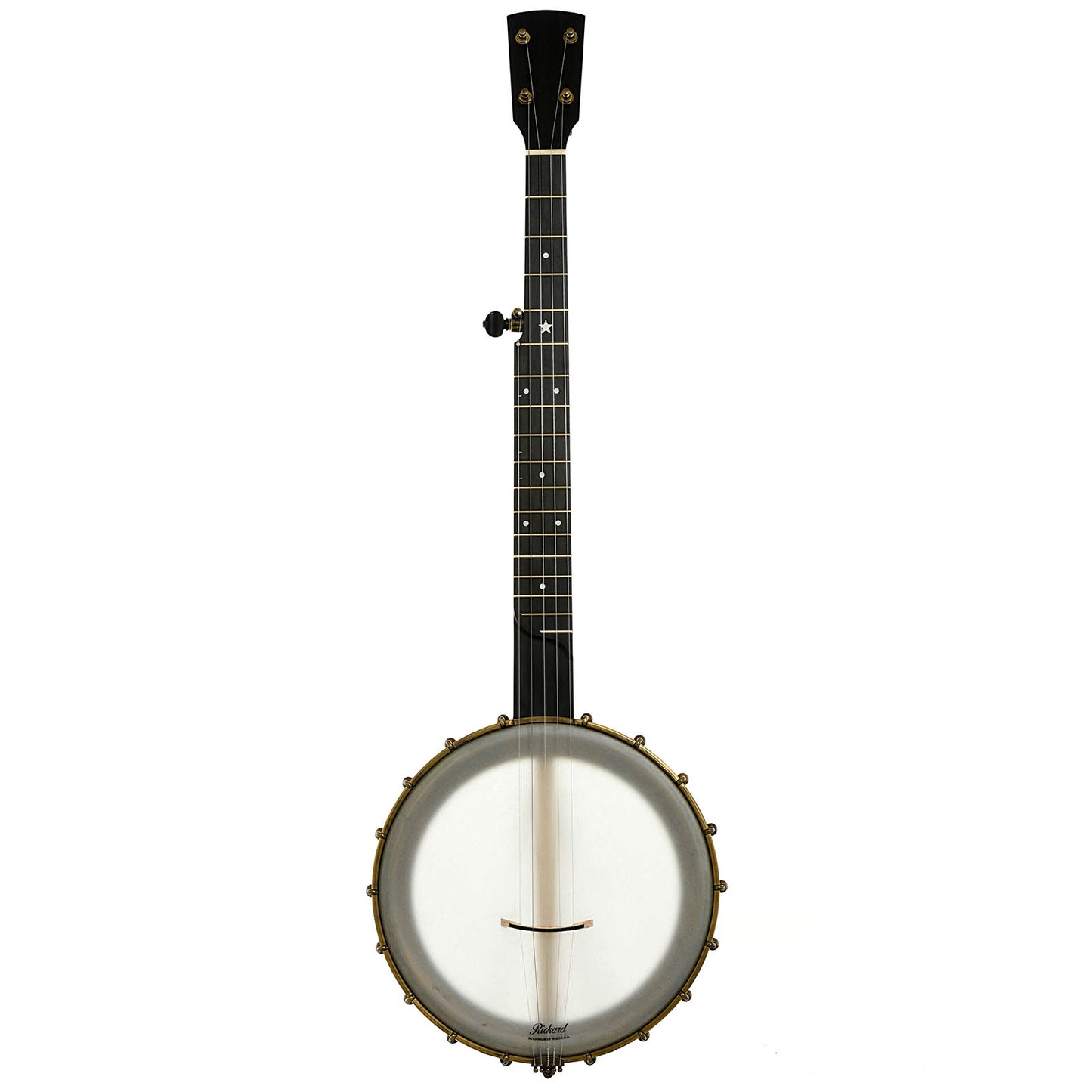 Full front of Rickard Maple Ridge 11" Openback Banjo