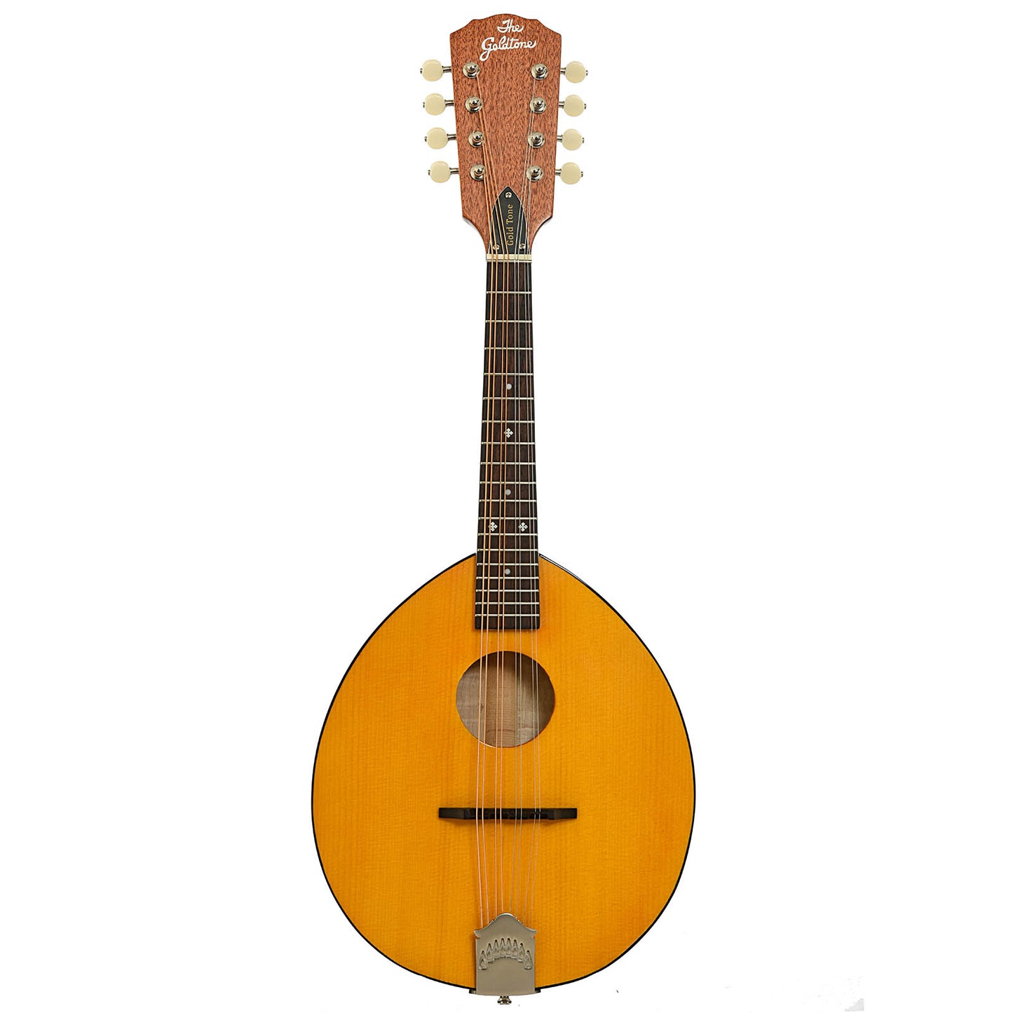 Full front of Gold Tone GM-10 Frypan Mandolin