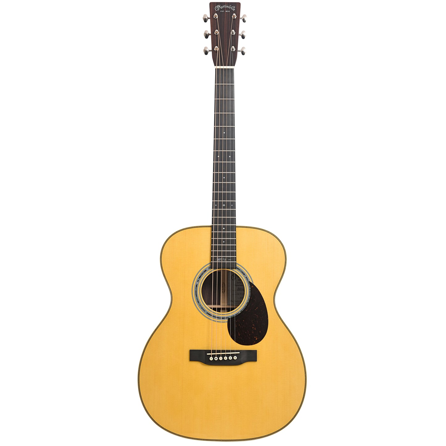 Full front of Martin OMJM John Mayer Signature Model