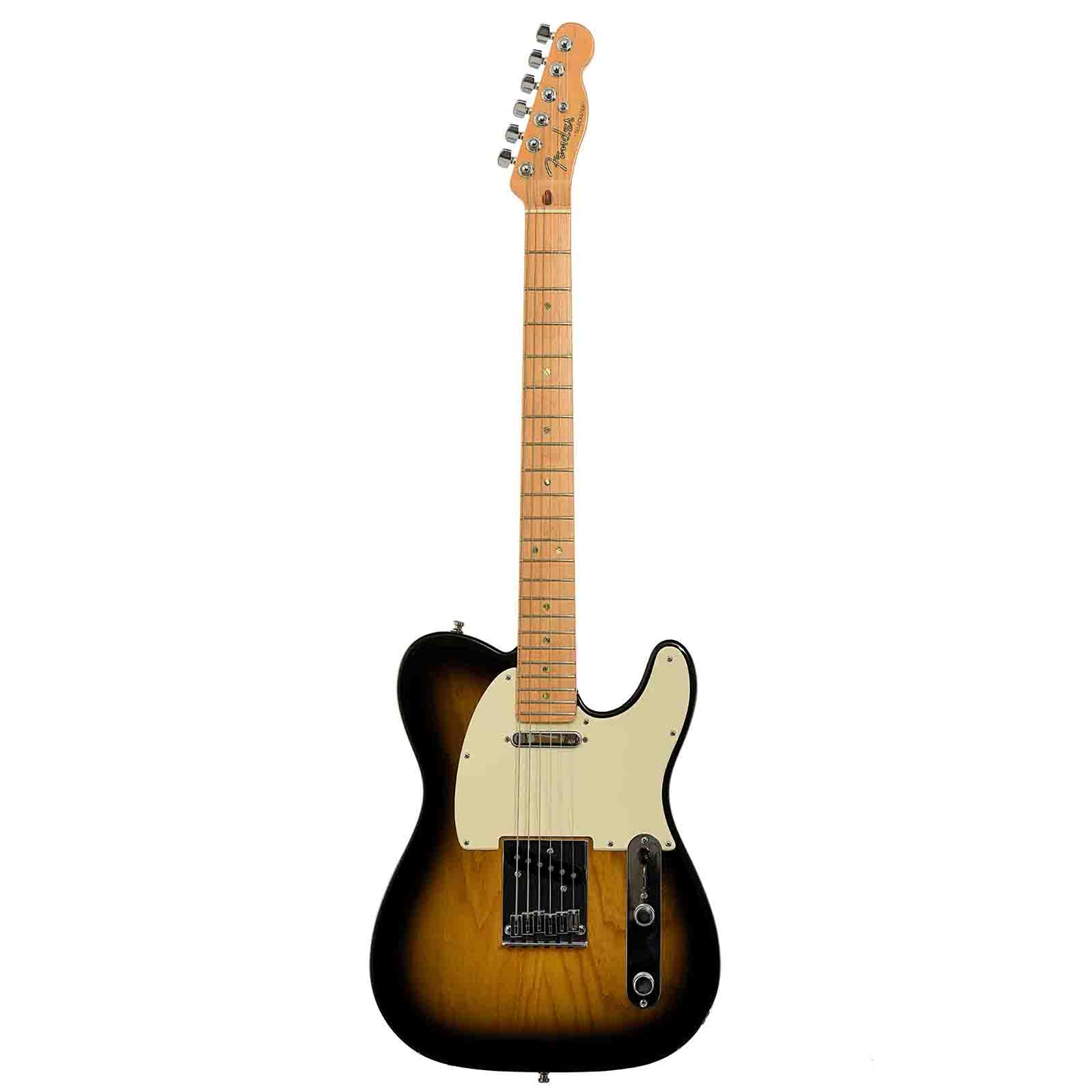 Full front of Fender American Deluxe Ash Telecaster Electric Guitar