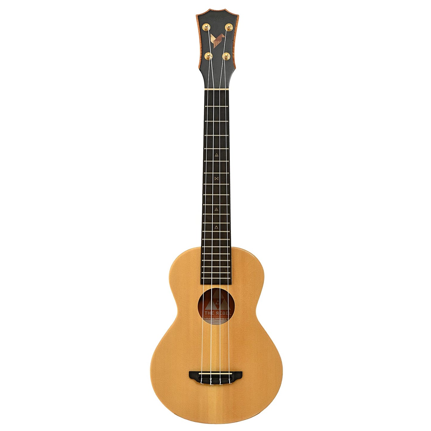 Full front of The Rebel Double Cheese Tenor Ukulele
