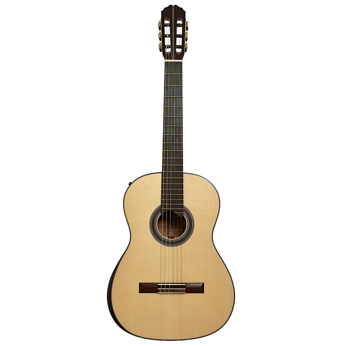 Full front of Francois Laramee Classical Acoustic Guitar
