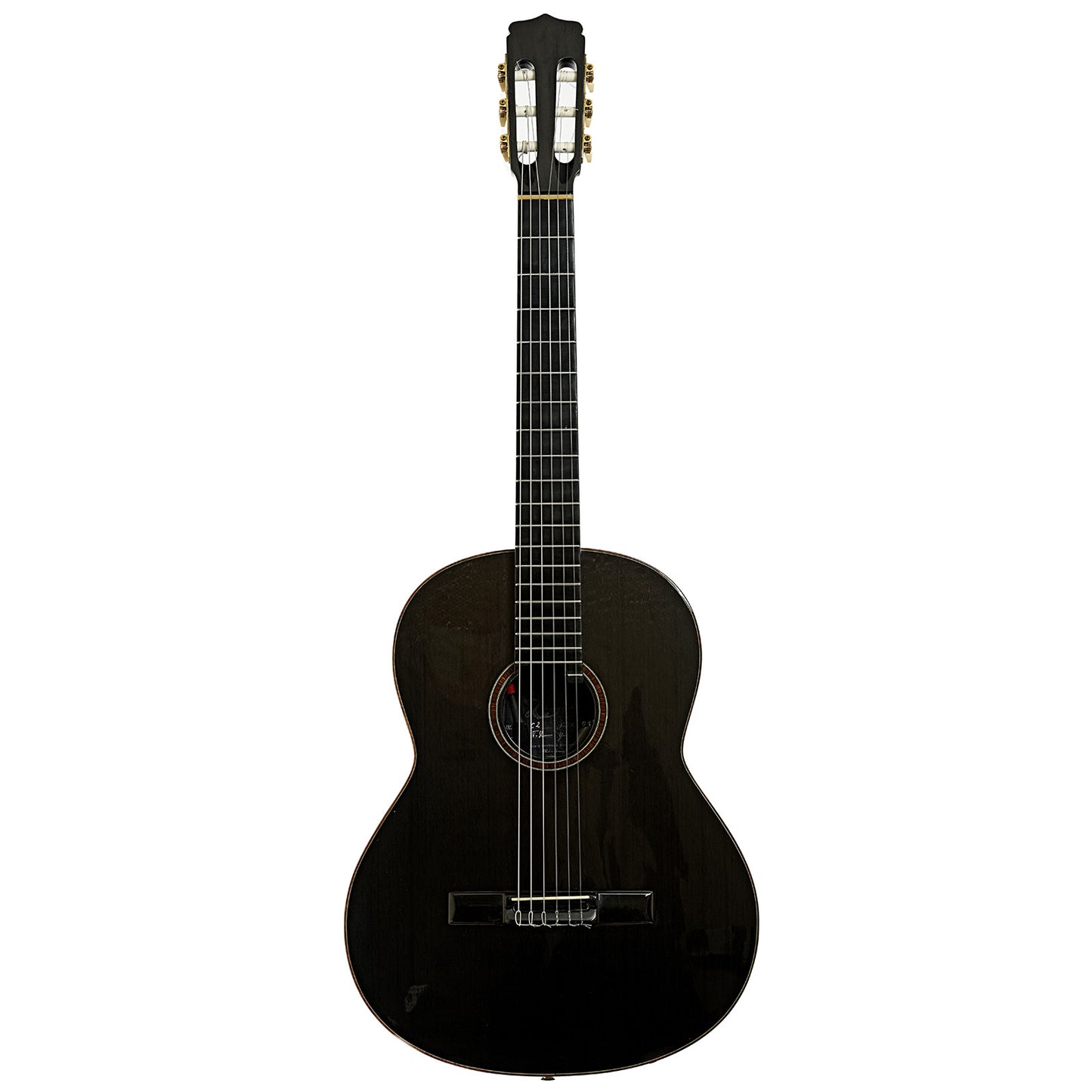 Full front of Leviora C-2 Carbon Fiber Classical Guitar