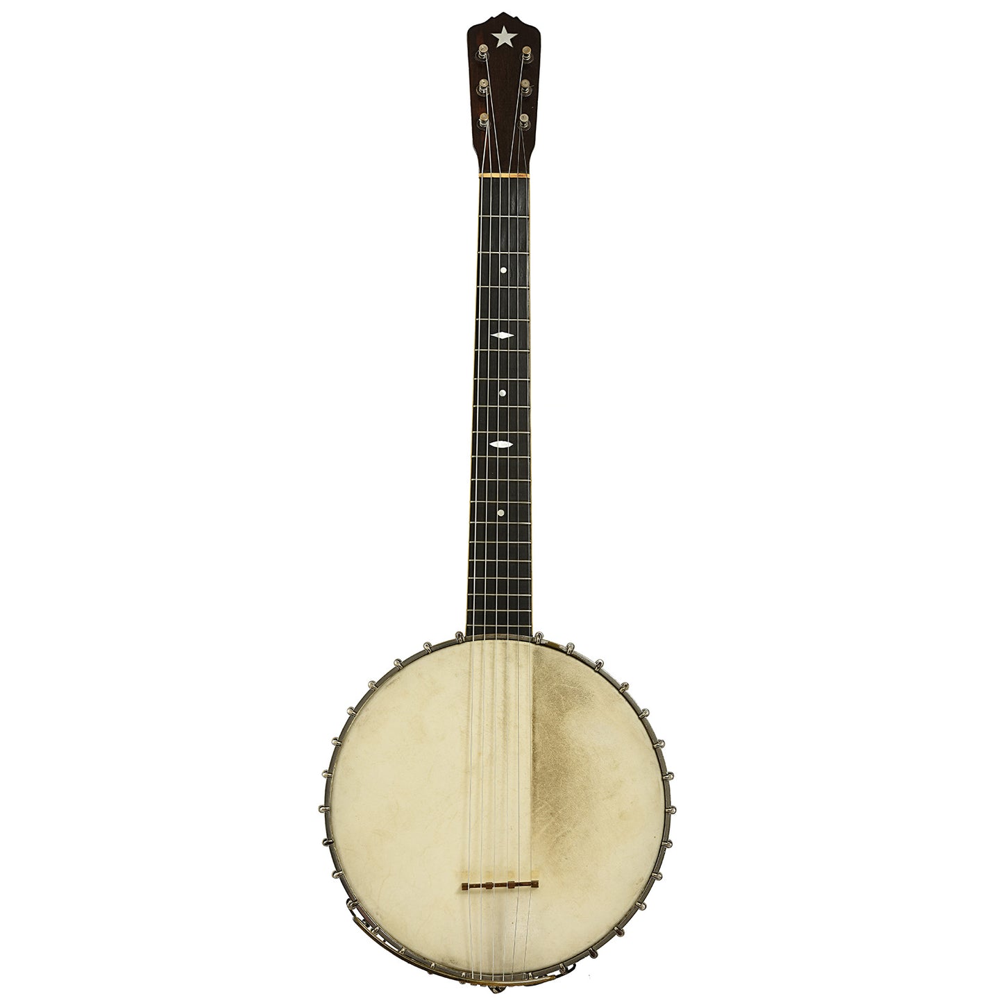 Full front of Vega Tubaphone Banjo-Guitar