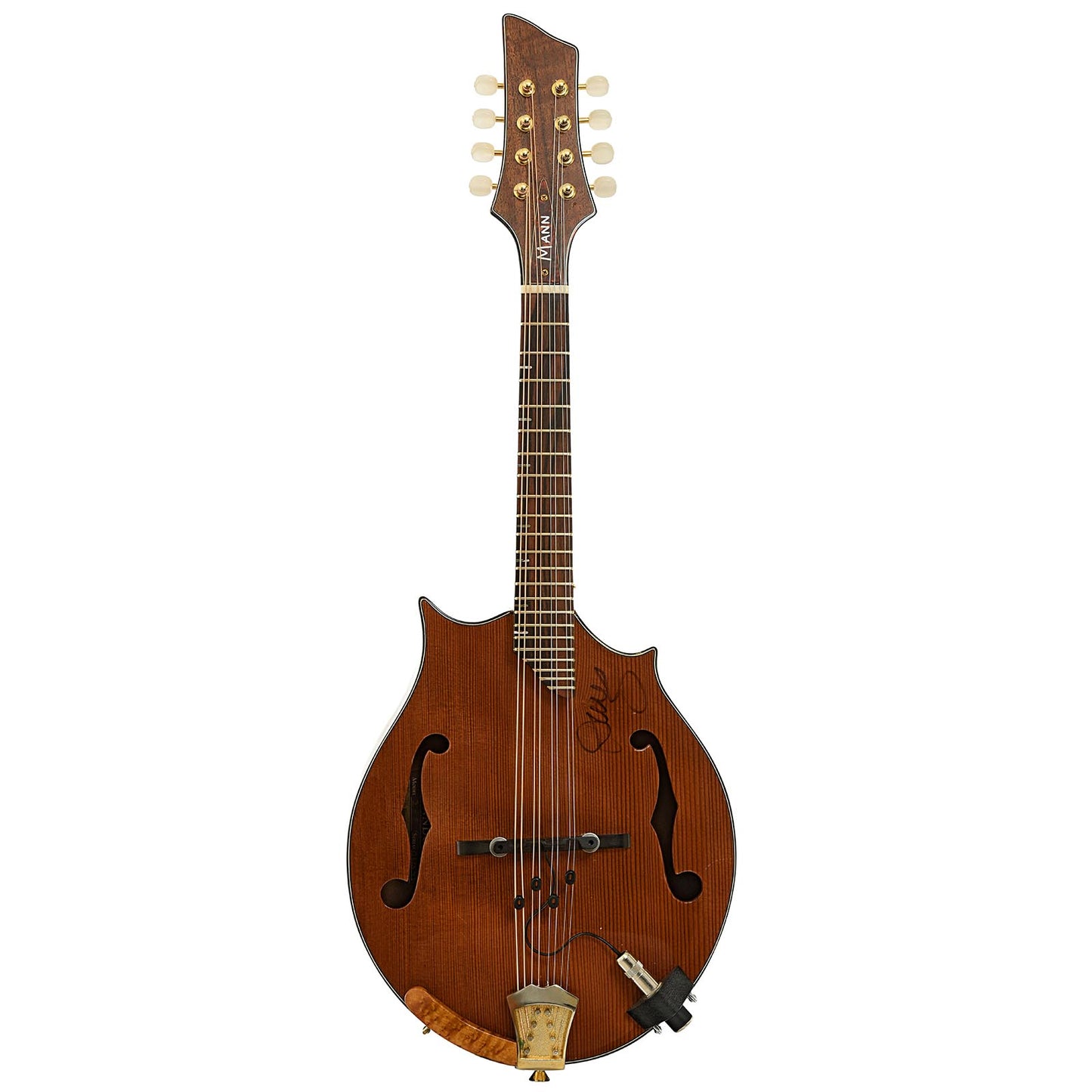Full front of Mann 2PT Mandolin