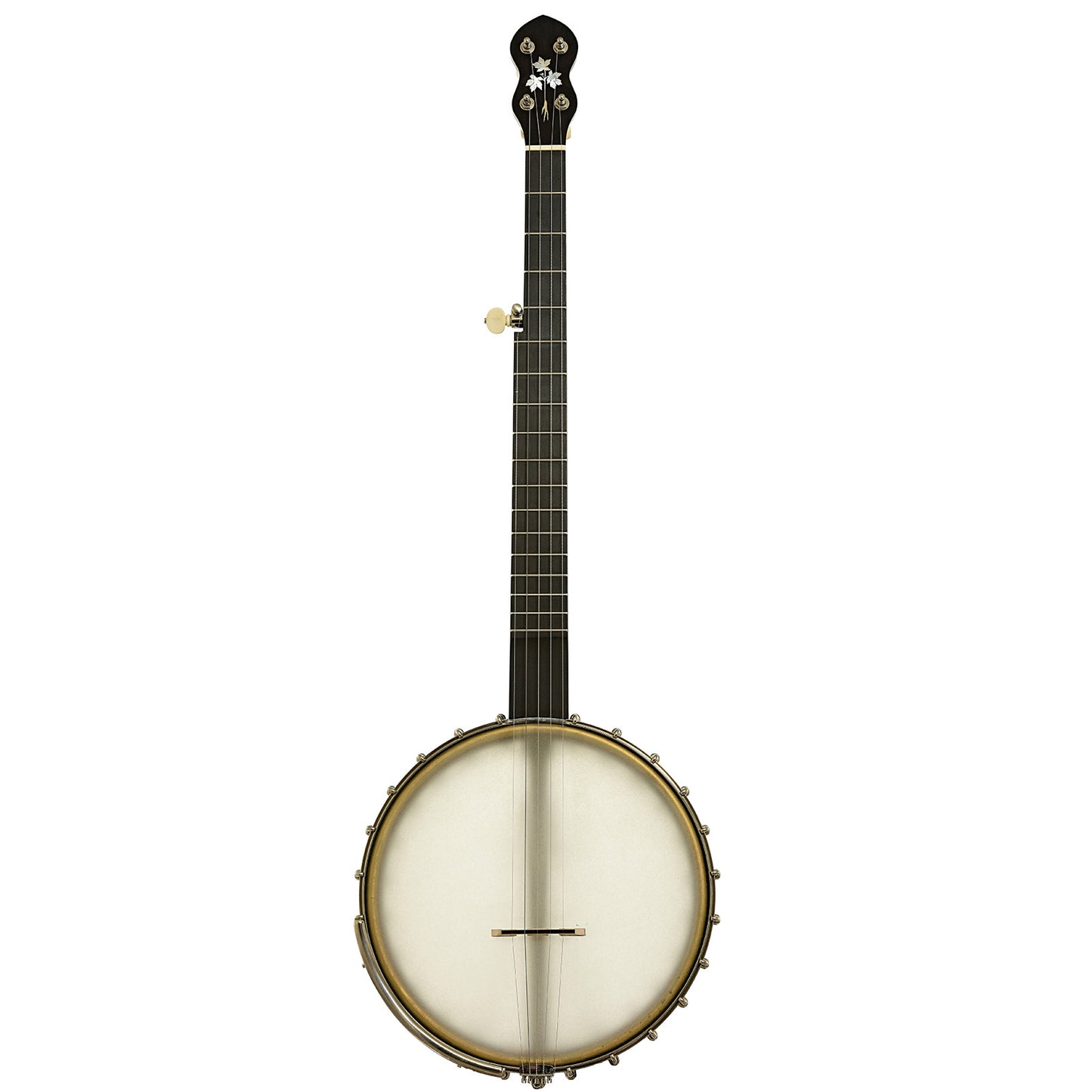Full front of Cedar Mountain A1V Appalachian Open Back Banjo