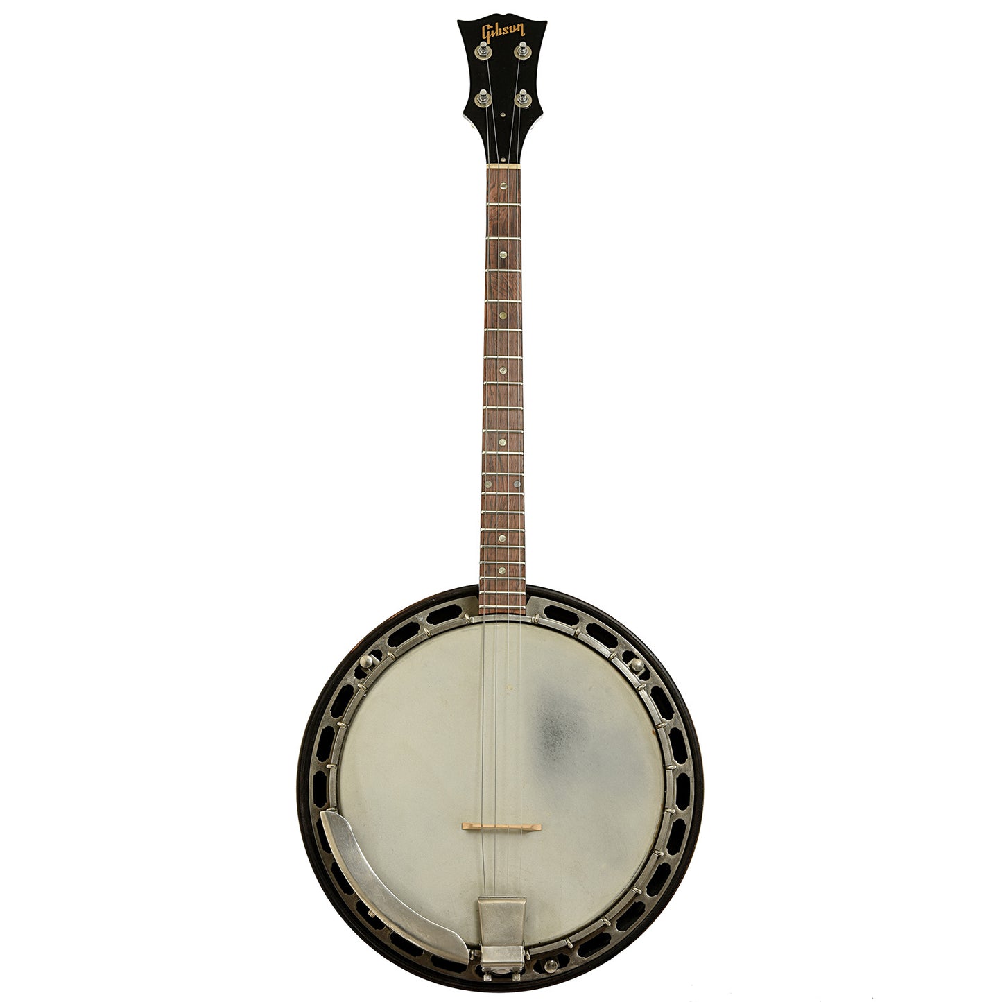 Full front of Gibson TB-100 Tenor Banjo