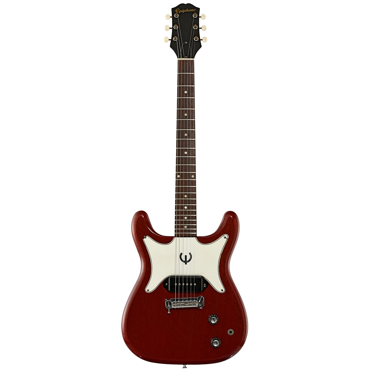 Full front of Epiphone Coronet Electric Guitar