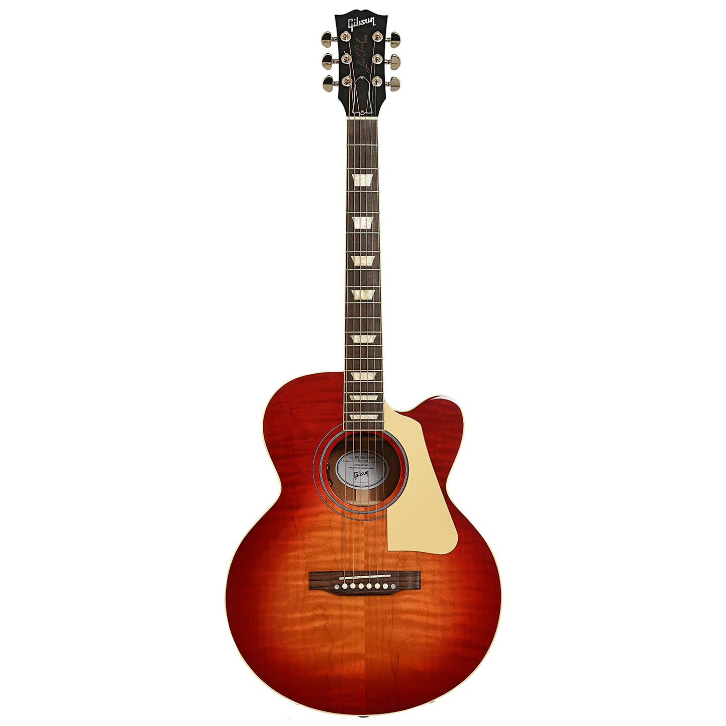 Full front of Gibson Les Paul Parlor Acoustic-Electric Guitar