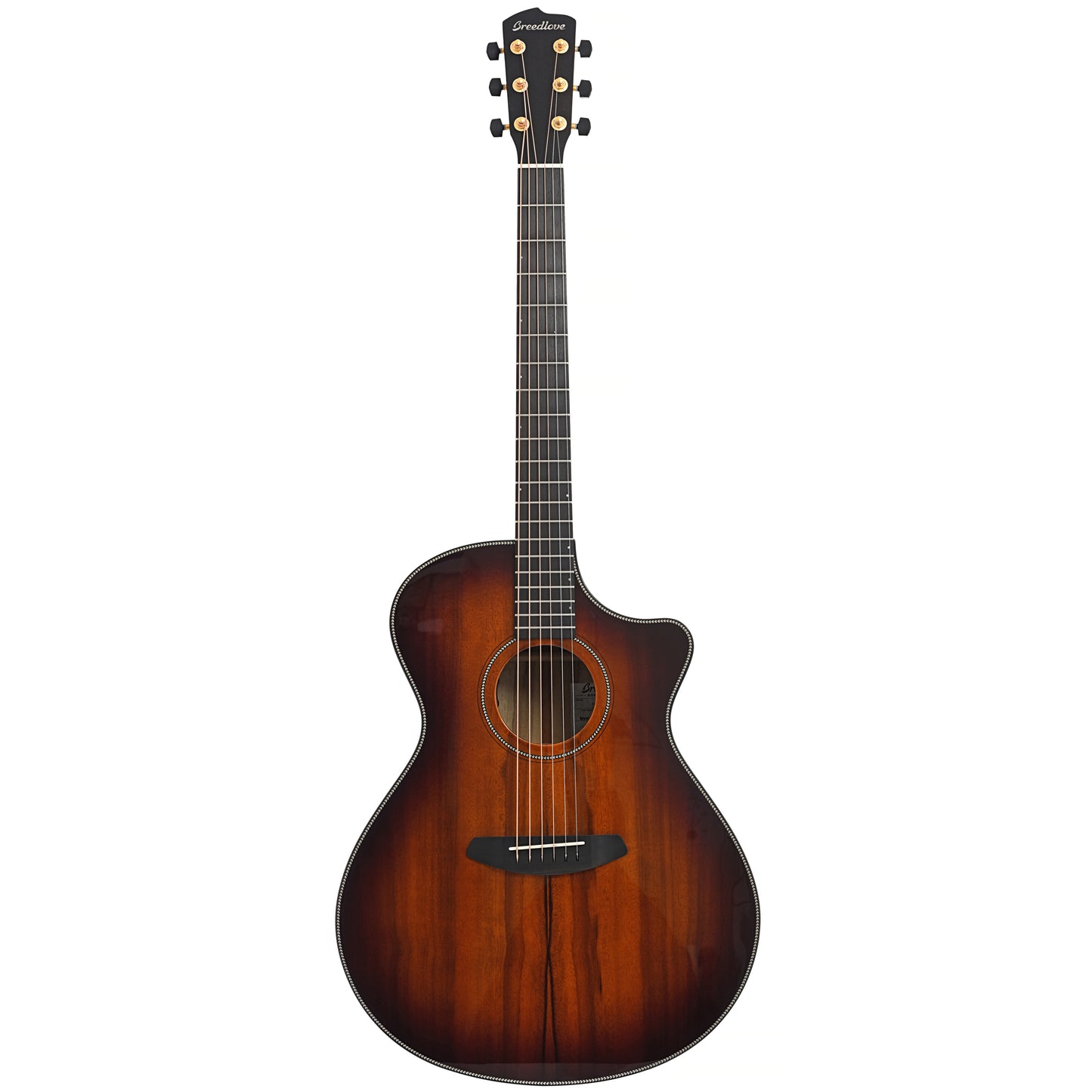 Full front of Breedlove Oregon Concerto Old Fashioned CE Myrtlewood-Myrtlewood Acoustic Guitar