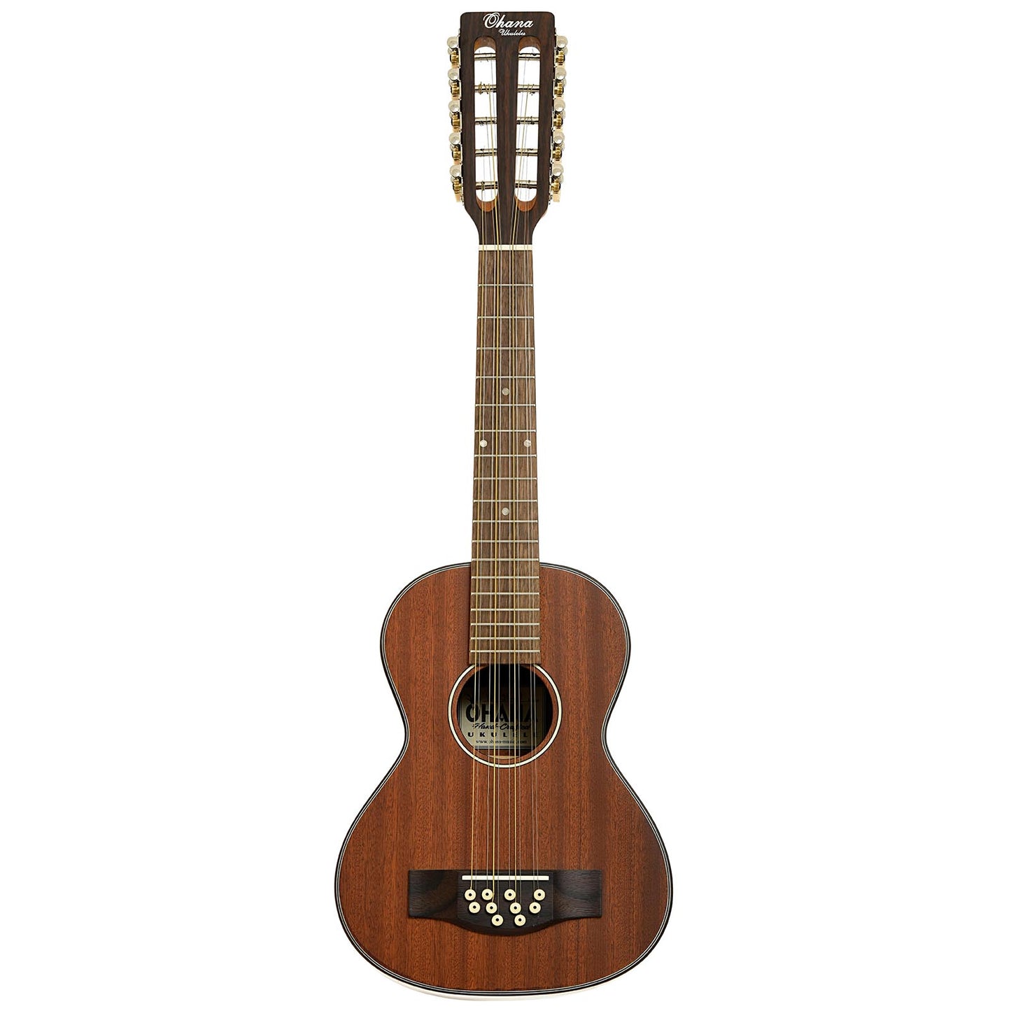 Full front of Ohana TK35-10 10-String Tiple Model