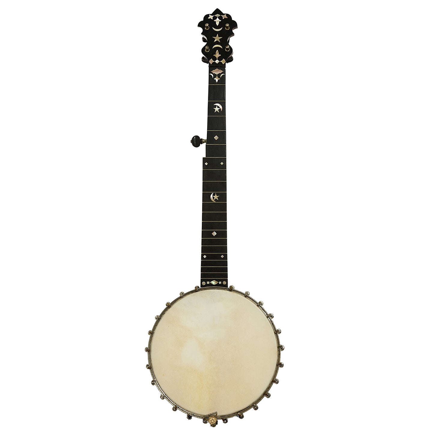 Full front of S.S. Stewart Lady Stewart No.2 Openback Banjo