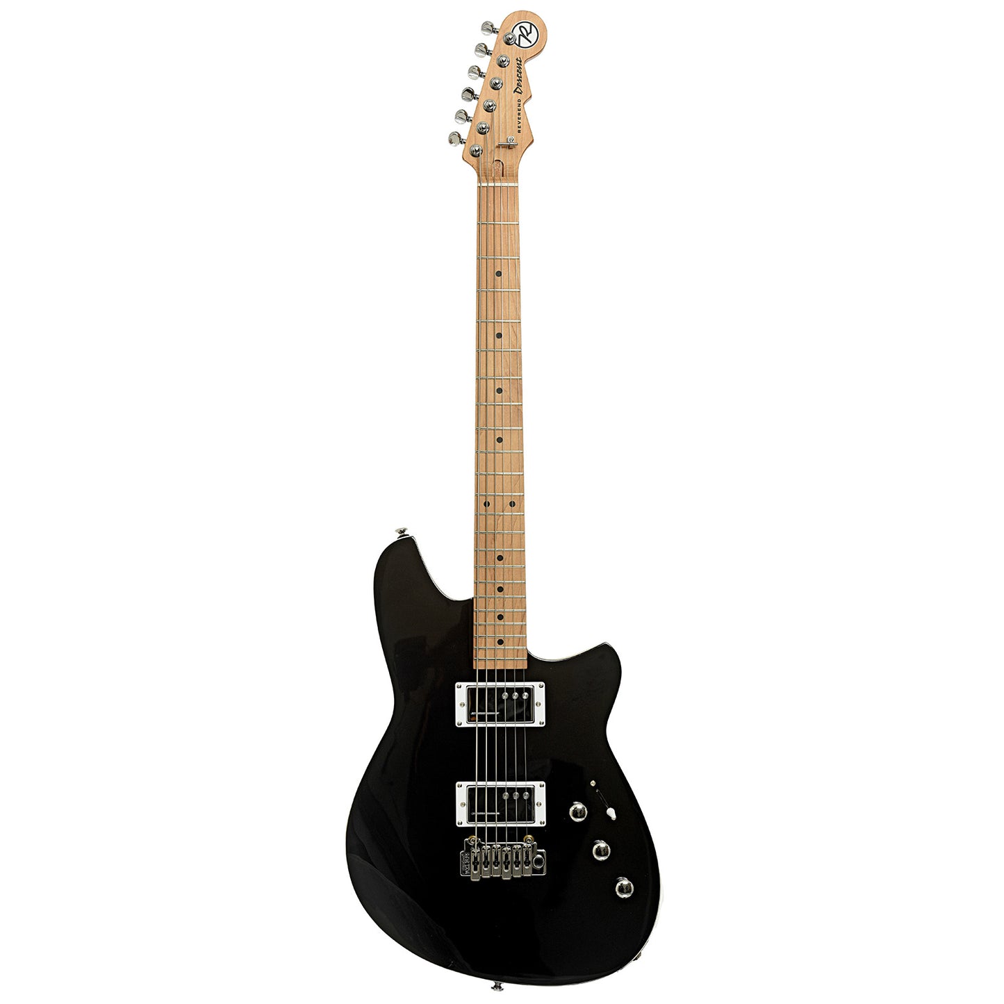 Full front of Reverend Descent Wilkinson Electric Baritone Guitar