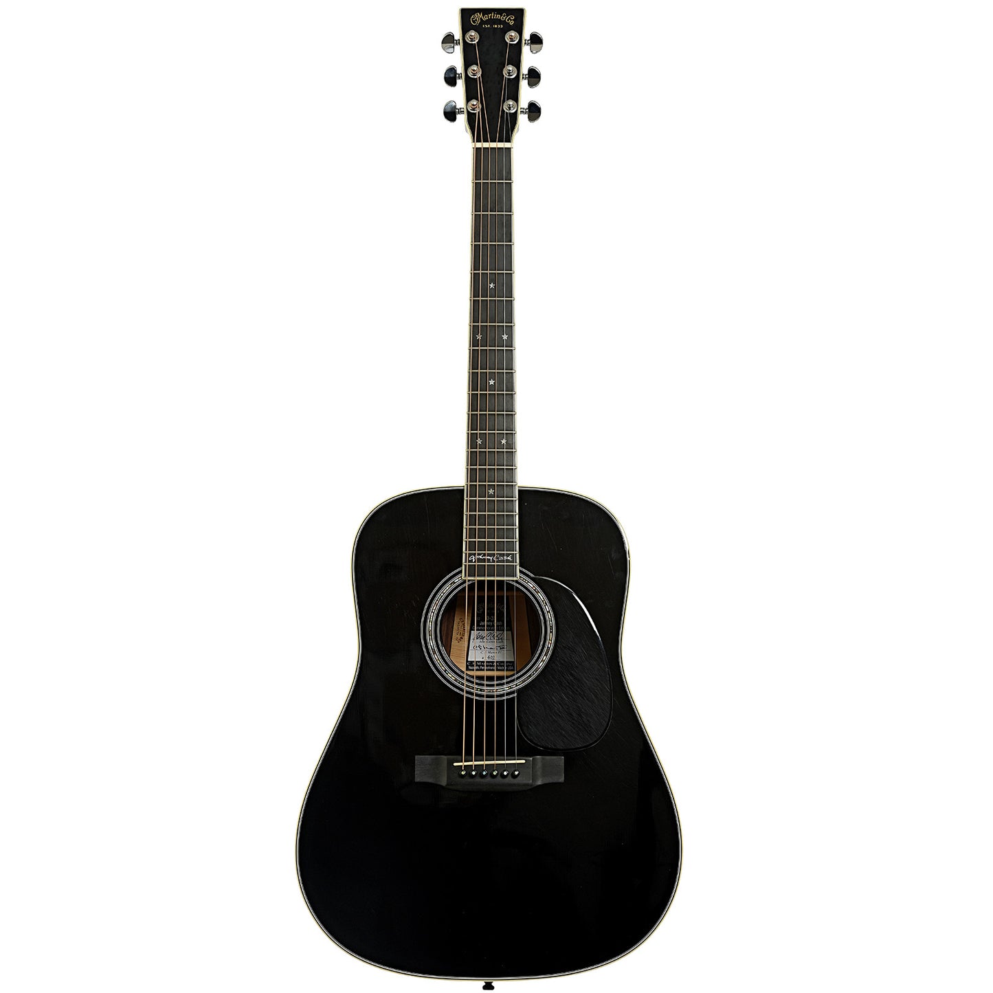 Full front of Martin D-35JC Johnny Cash Acoustic Guitar
