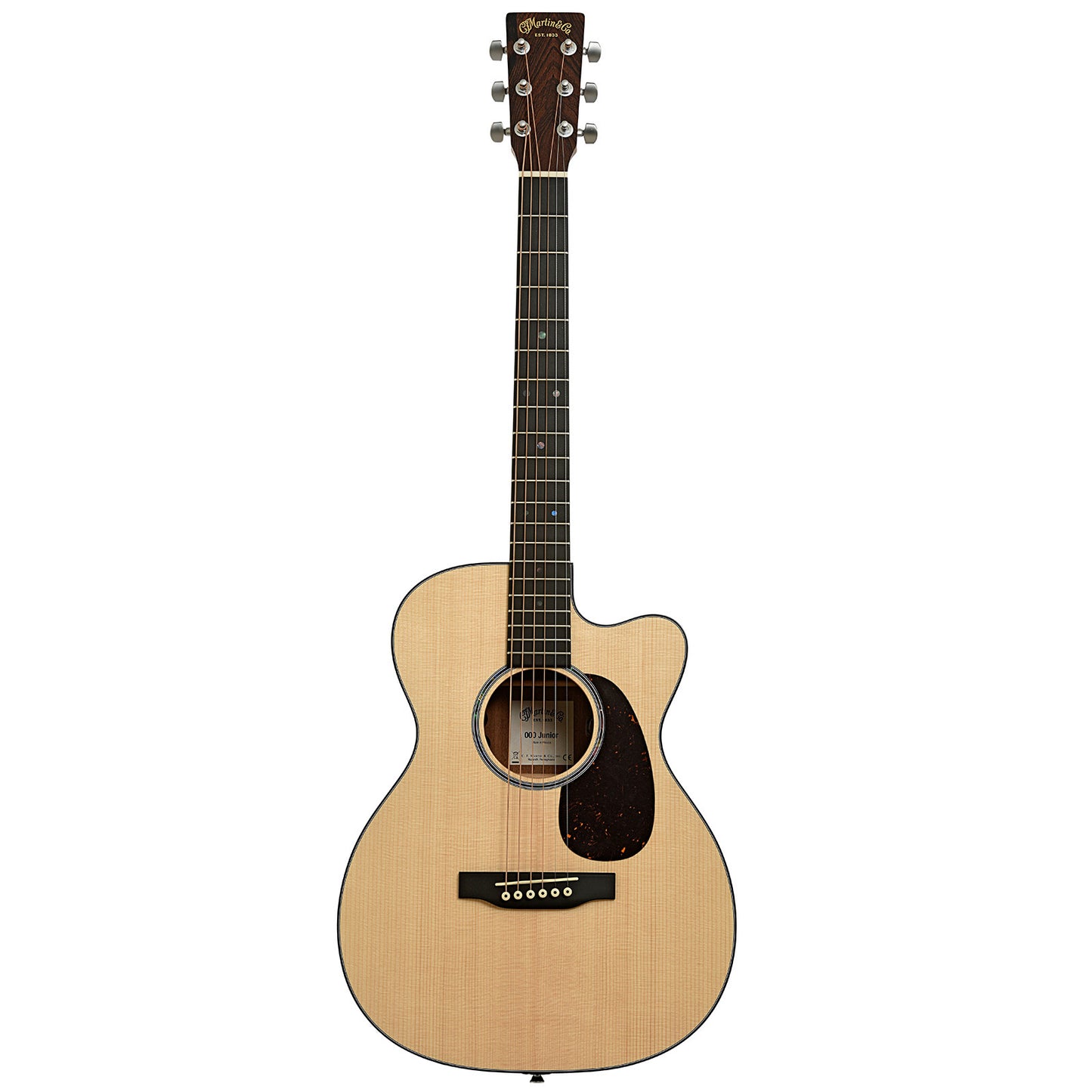 Full front of 000C-JRE Junior Acoustic Electric Guitar