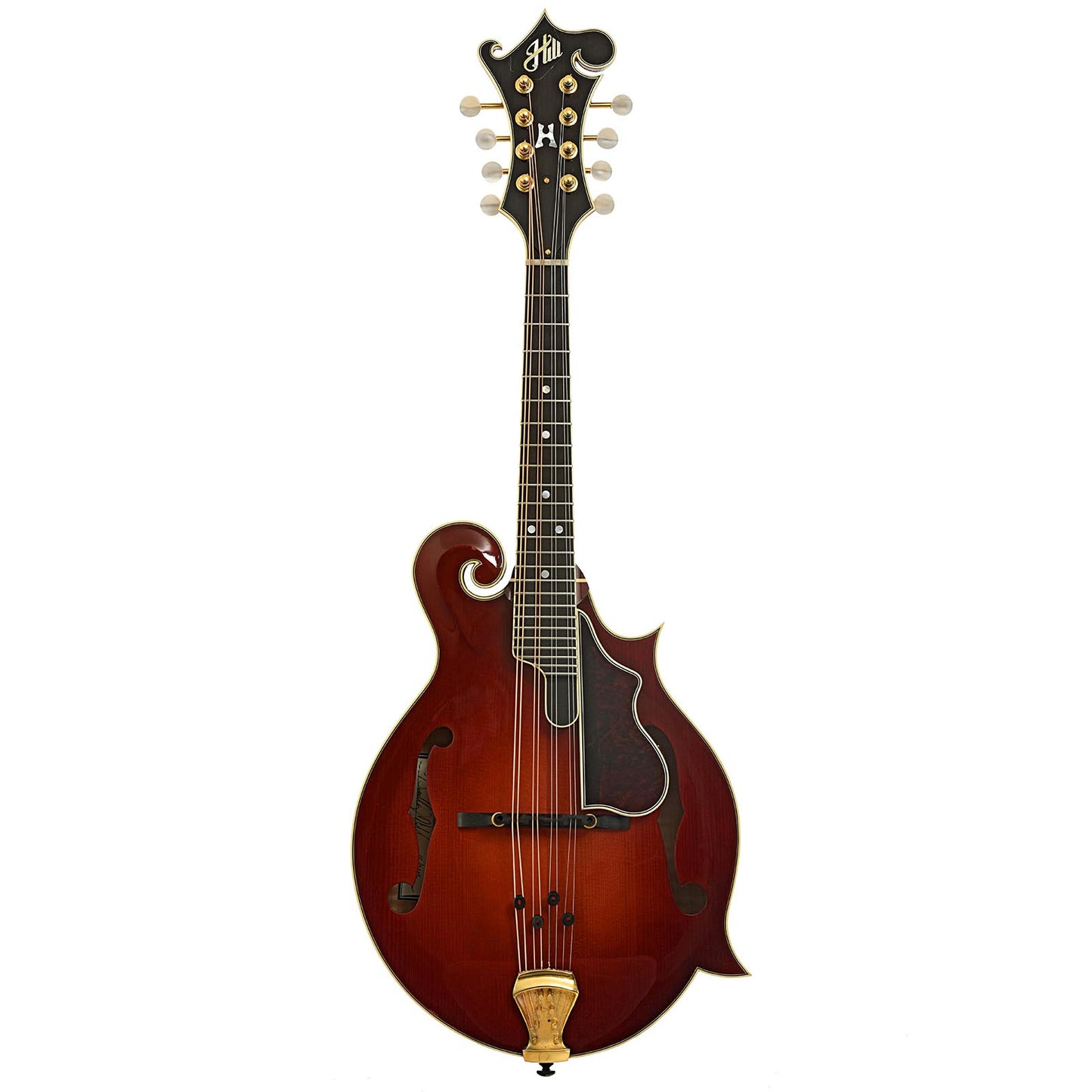 Full front of Bradley Hill F-Style Mandolin