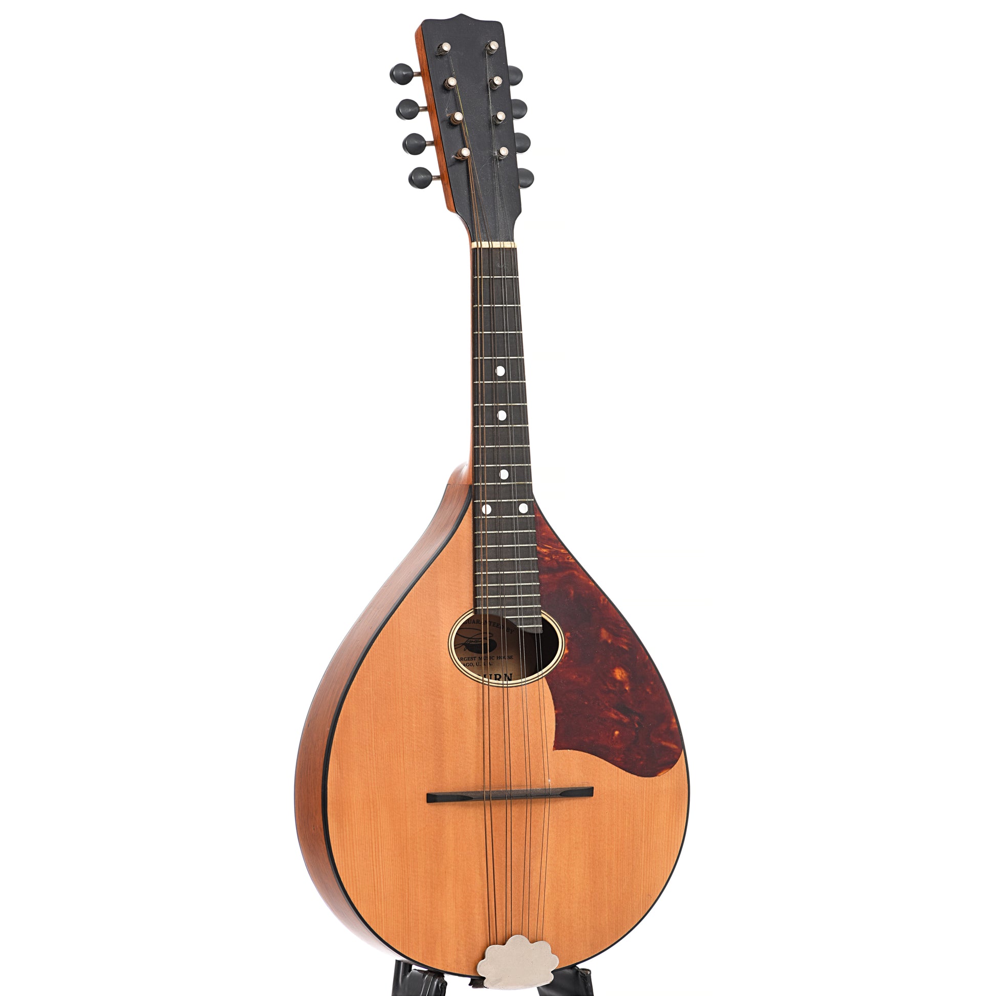 Full front and side of Washburn G2606 A-style Mandolin (c.1926)